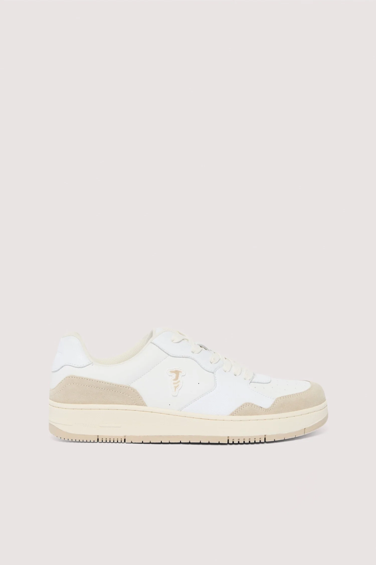 Greyhound leather and suede trainers