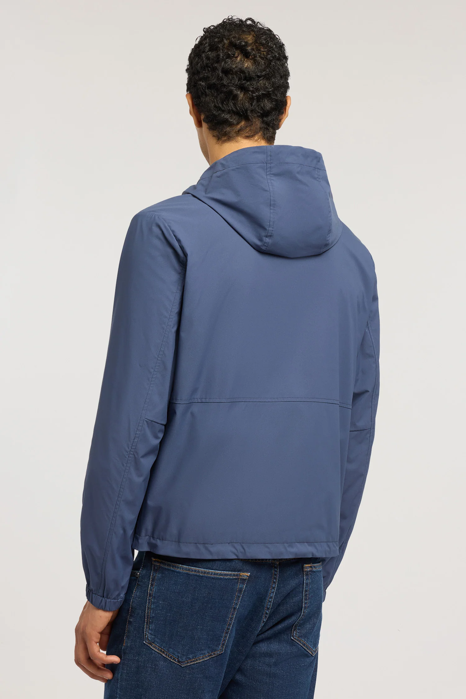 Hooded jacket in microfibre - Image 2