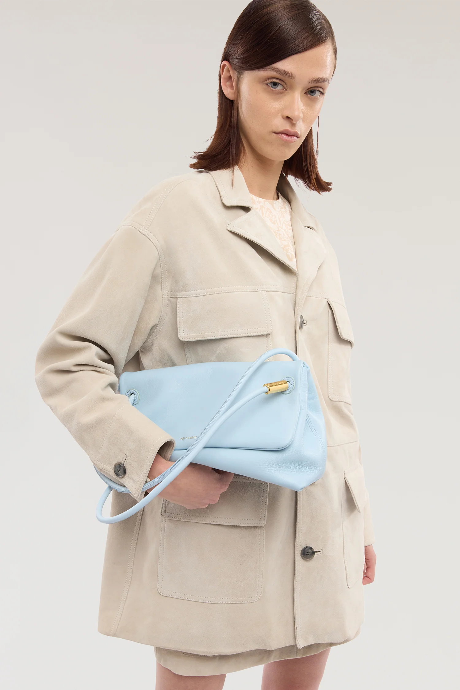 Jacket with suede pockets - Image 4