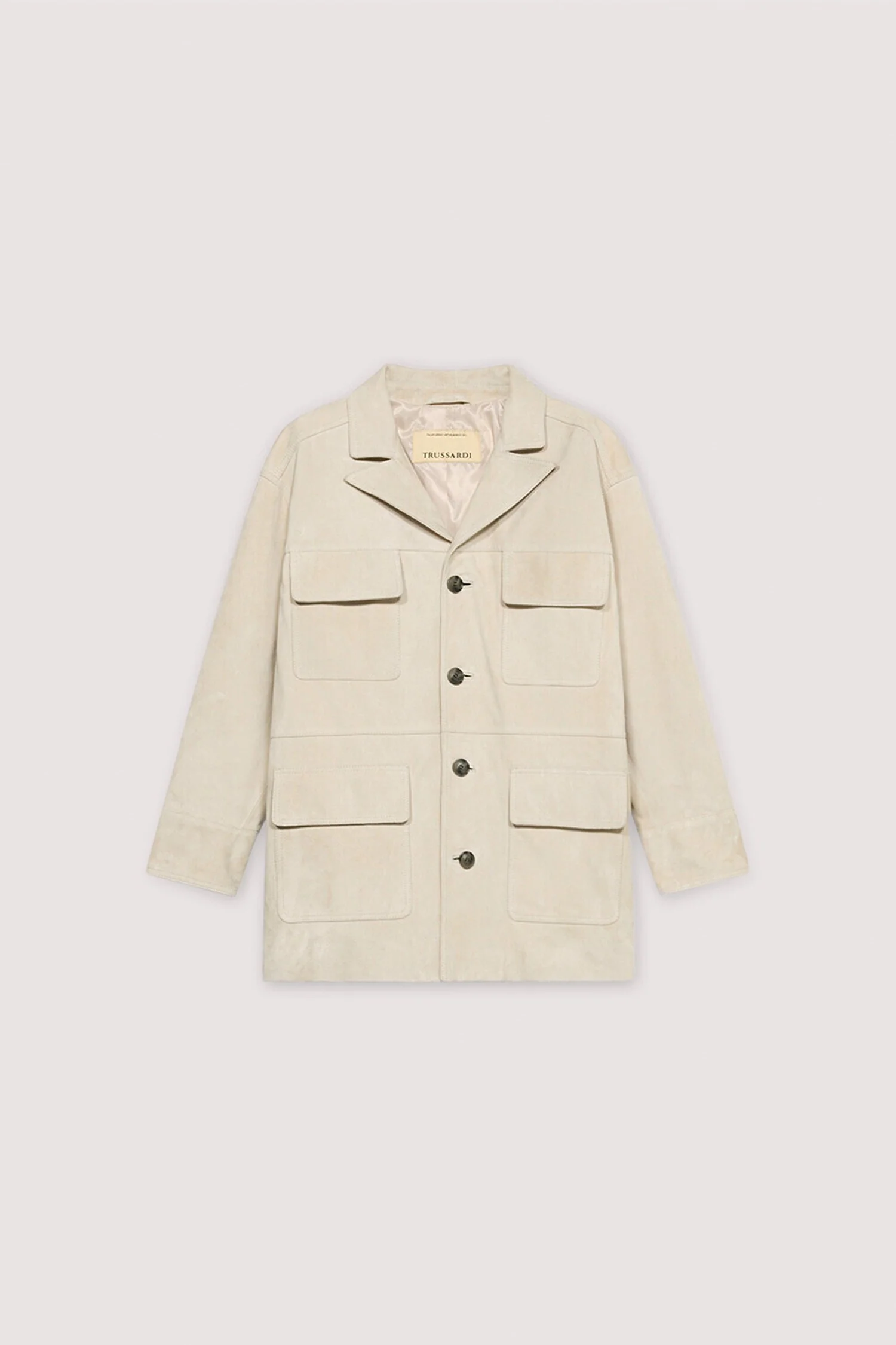 Jacket with suede pockets - Image 5