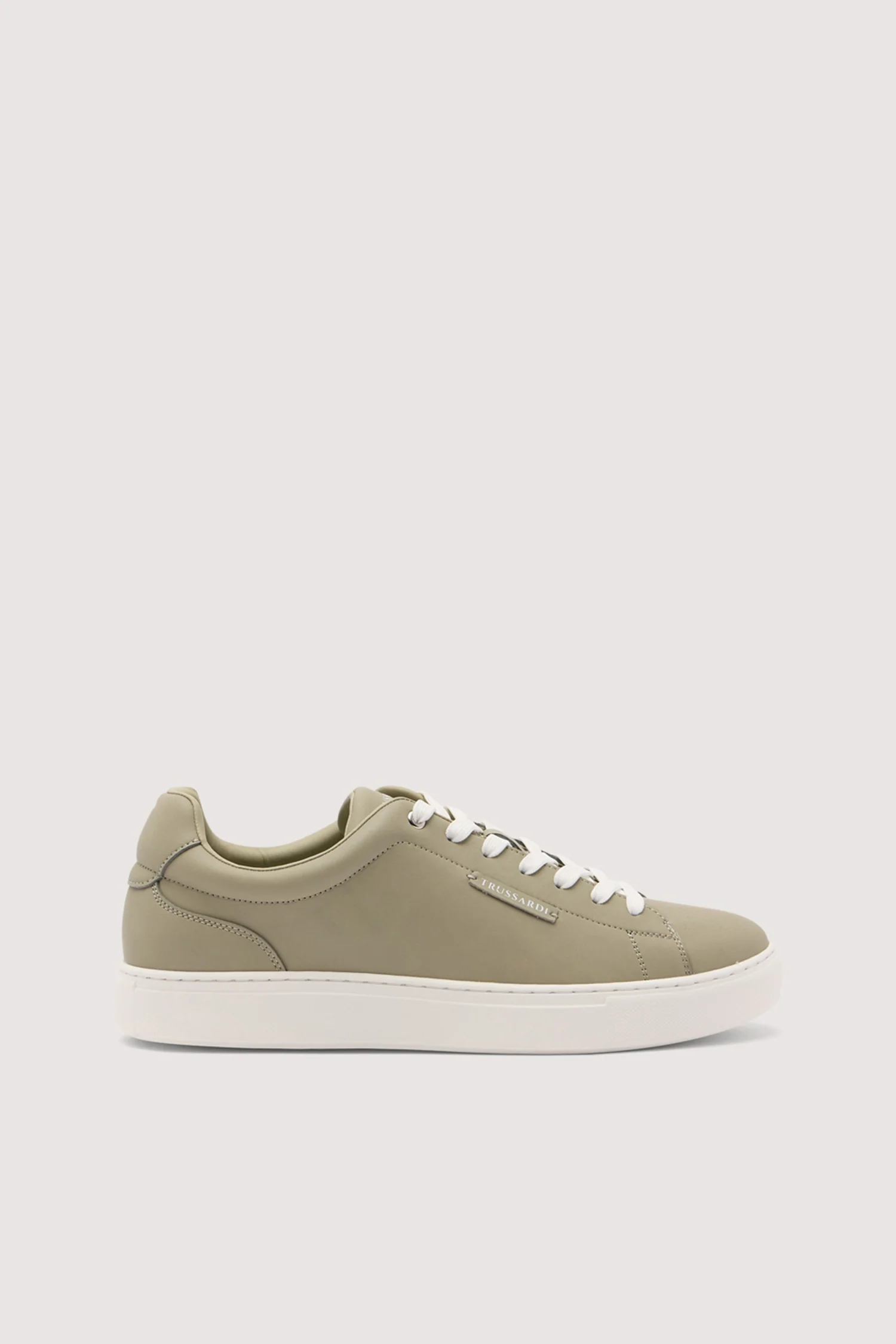 Leather cupsole trainers - Image 3