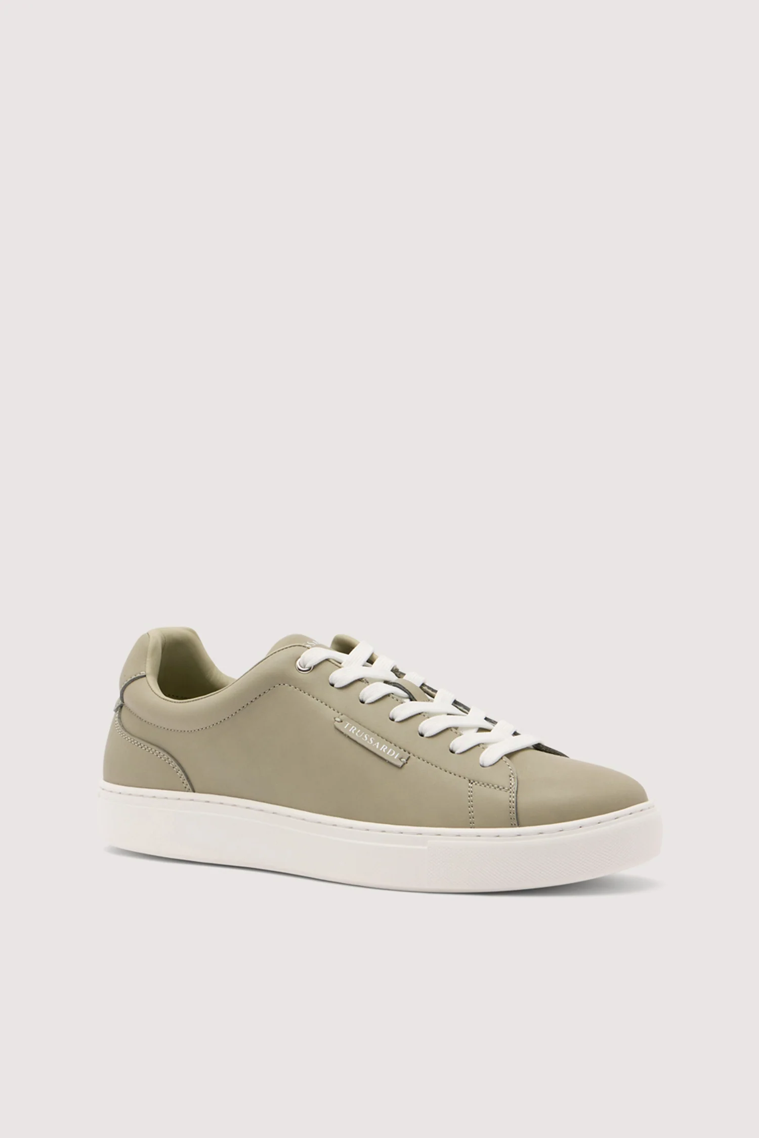 Leather cupsole trainers - Image 4