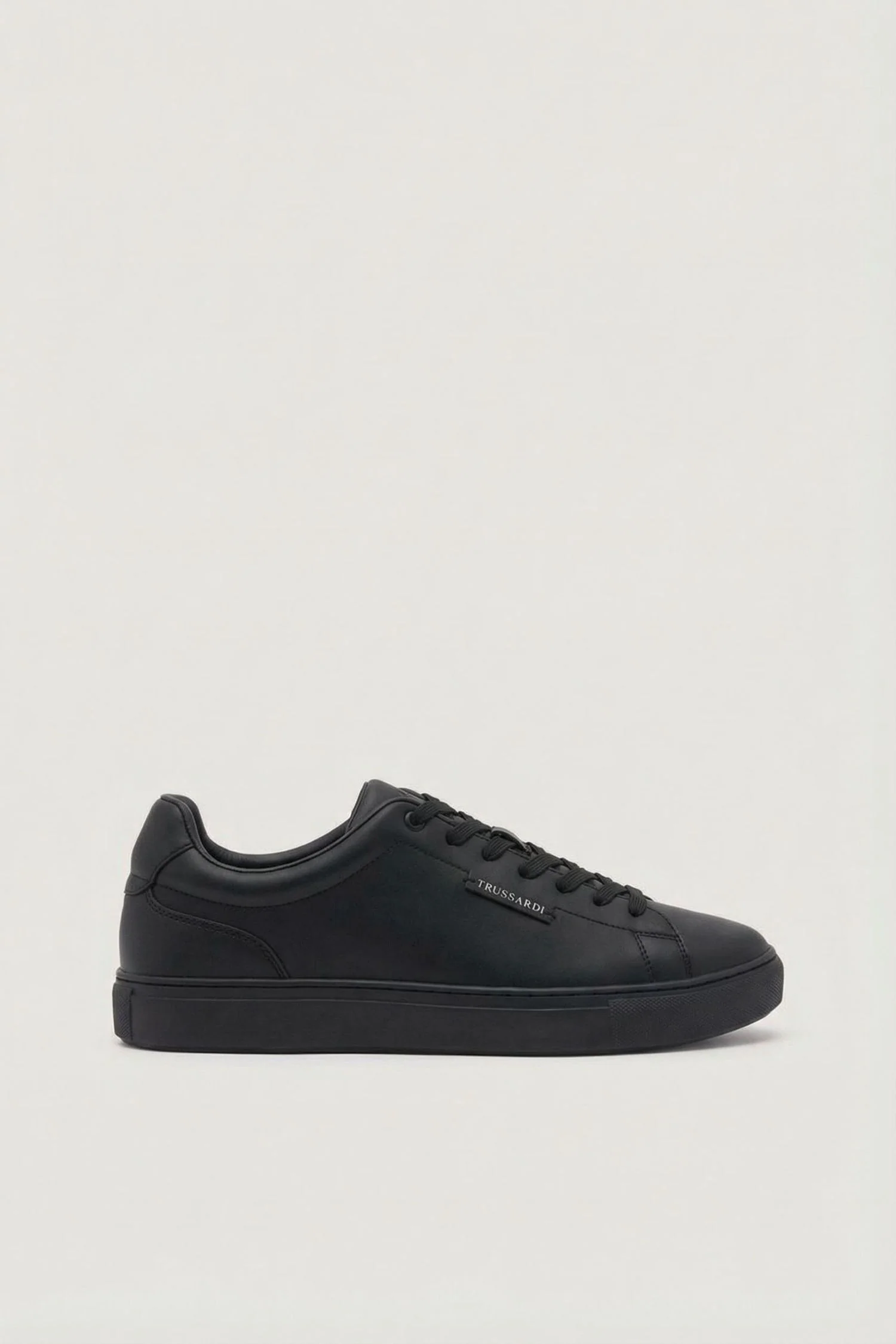 Leather cupsole trainers - Image 3