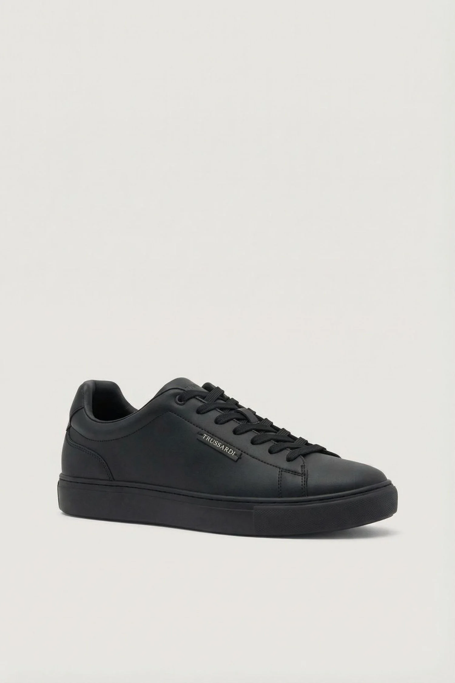 Leather cupsole trainers - Image 4