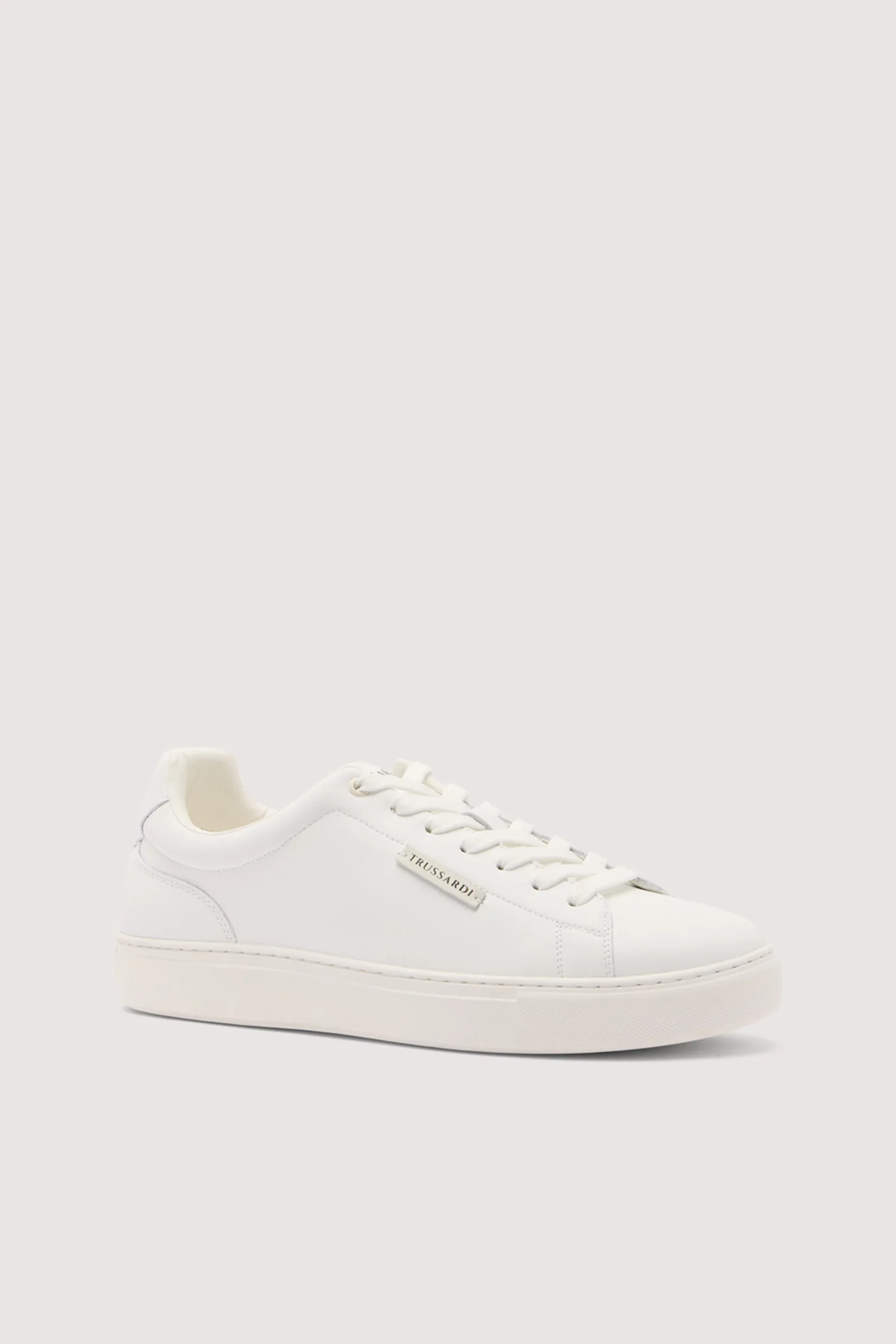 Leather cupsole trainers - Image 3