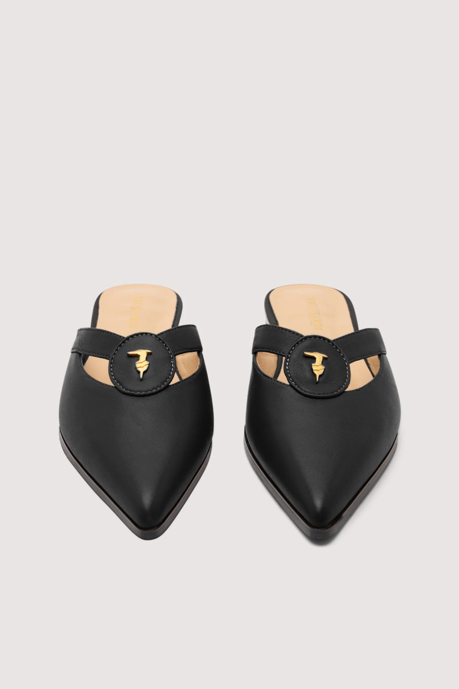 Leather mules