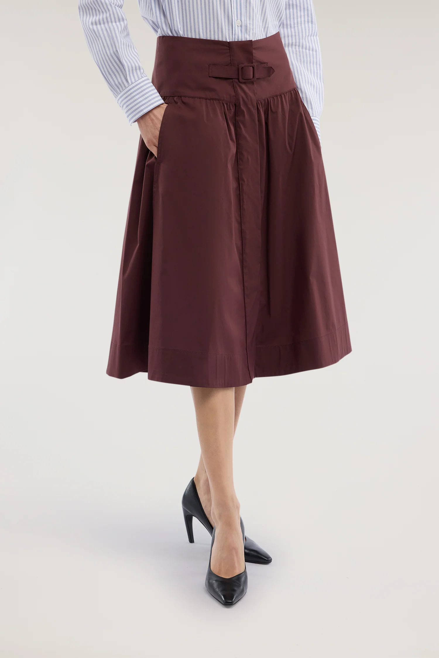 Lightweight cotton A-line dress