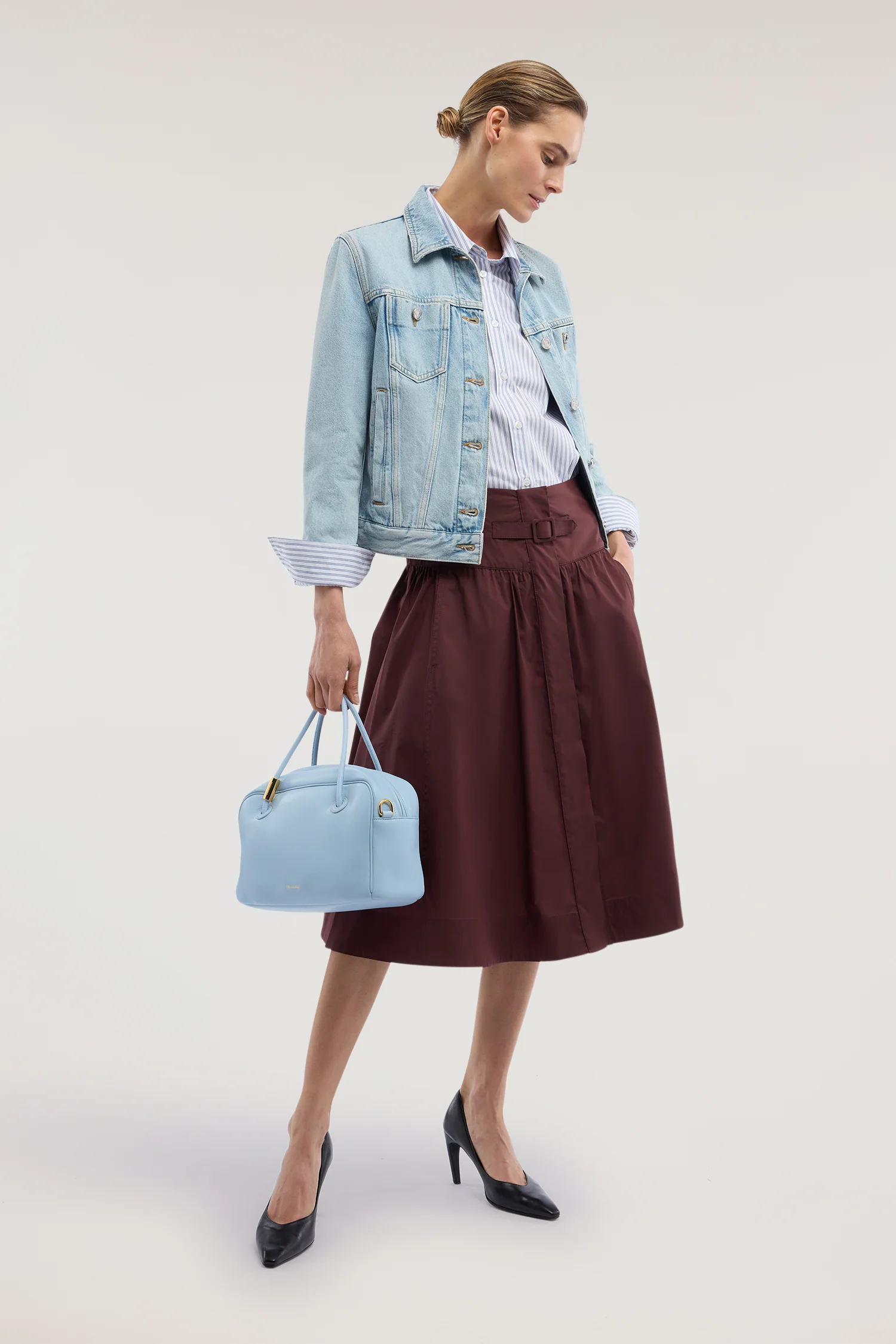 Lightweight cotton A-line dress - Image 4