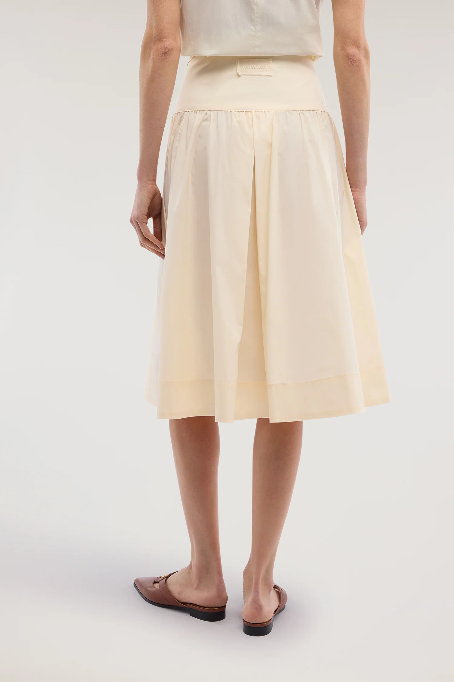 Lightweight cotton A-line dress - Image 2