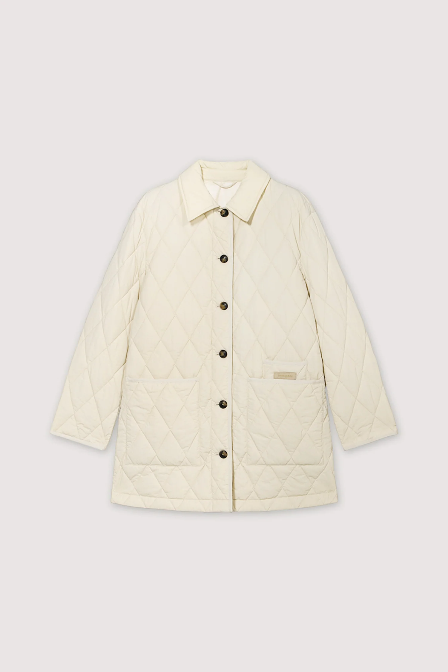 Long padded nylon jacket - Image 5