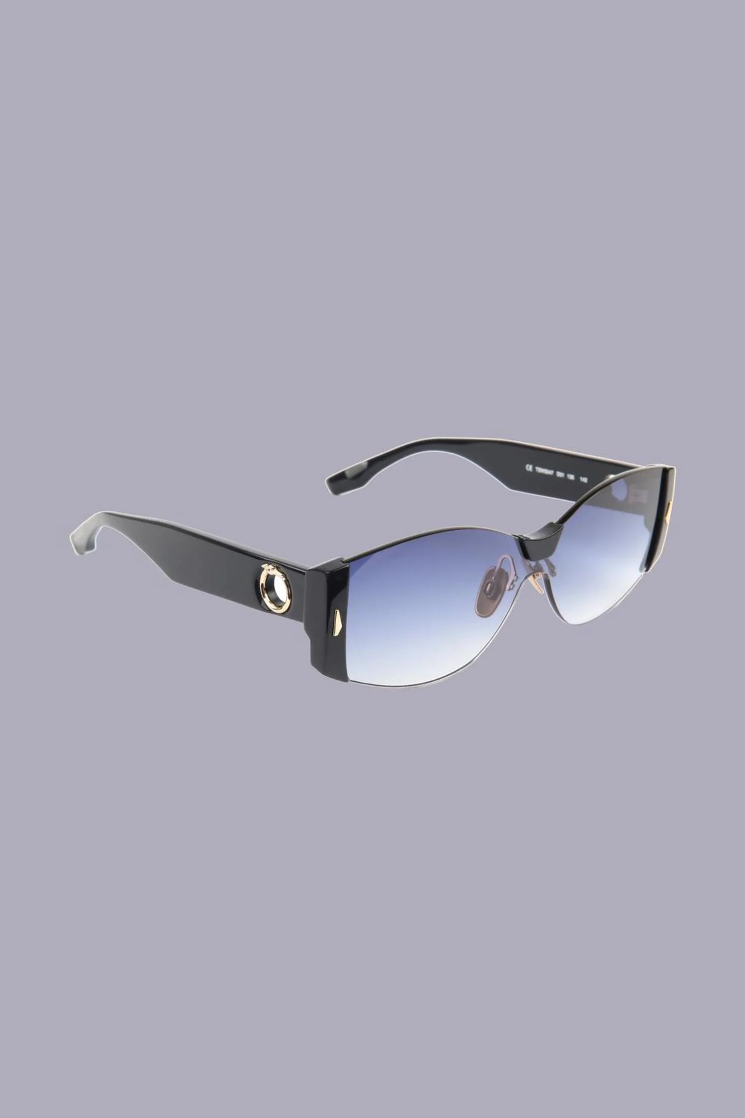 Metal sunglasses with logo