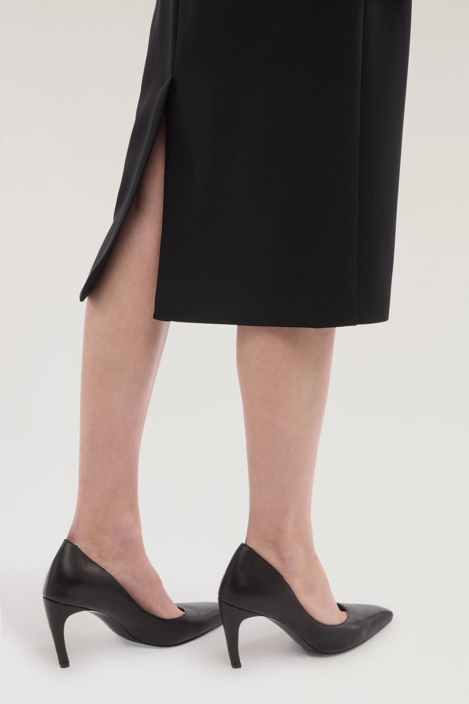 Midi tube dress in cady fabric - Image 3