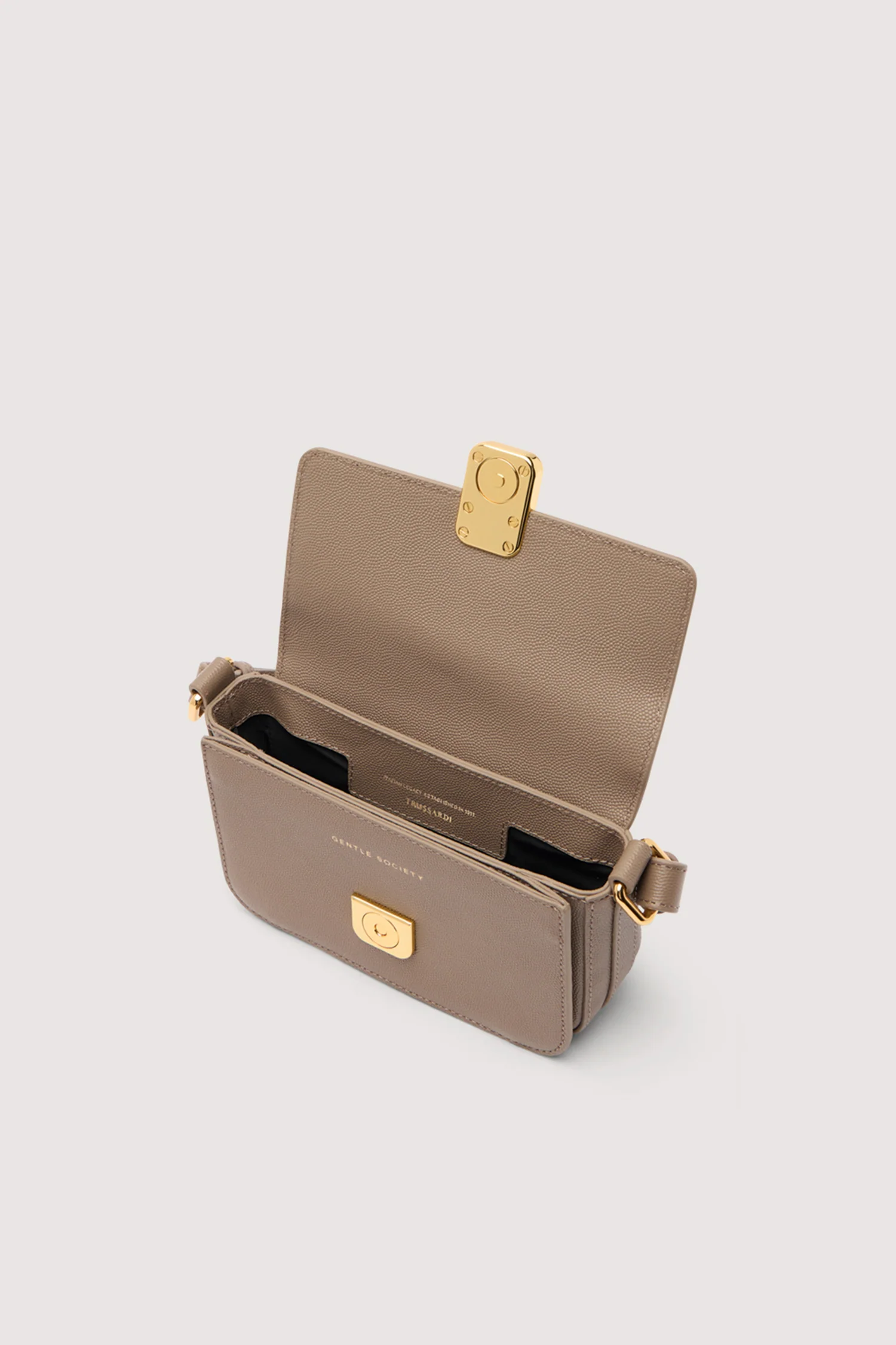 Mini shoulder bag in leather - Image 2