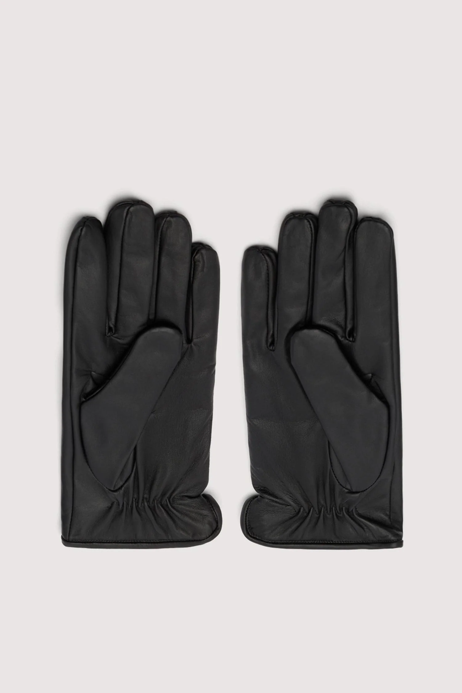 Nappa gloves with embossed greyhound - Image 3