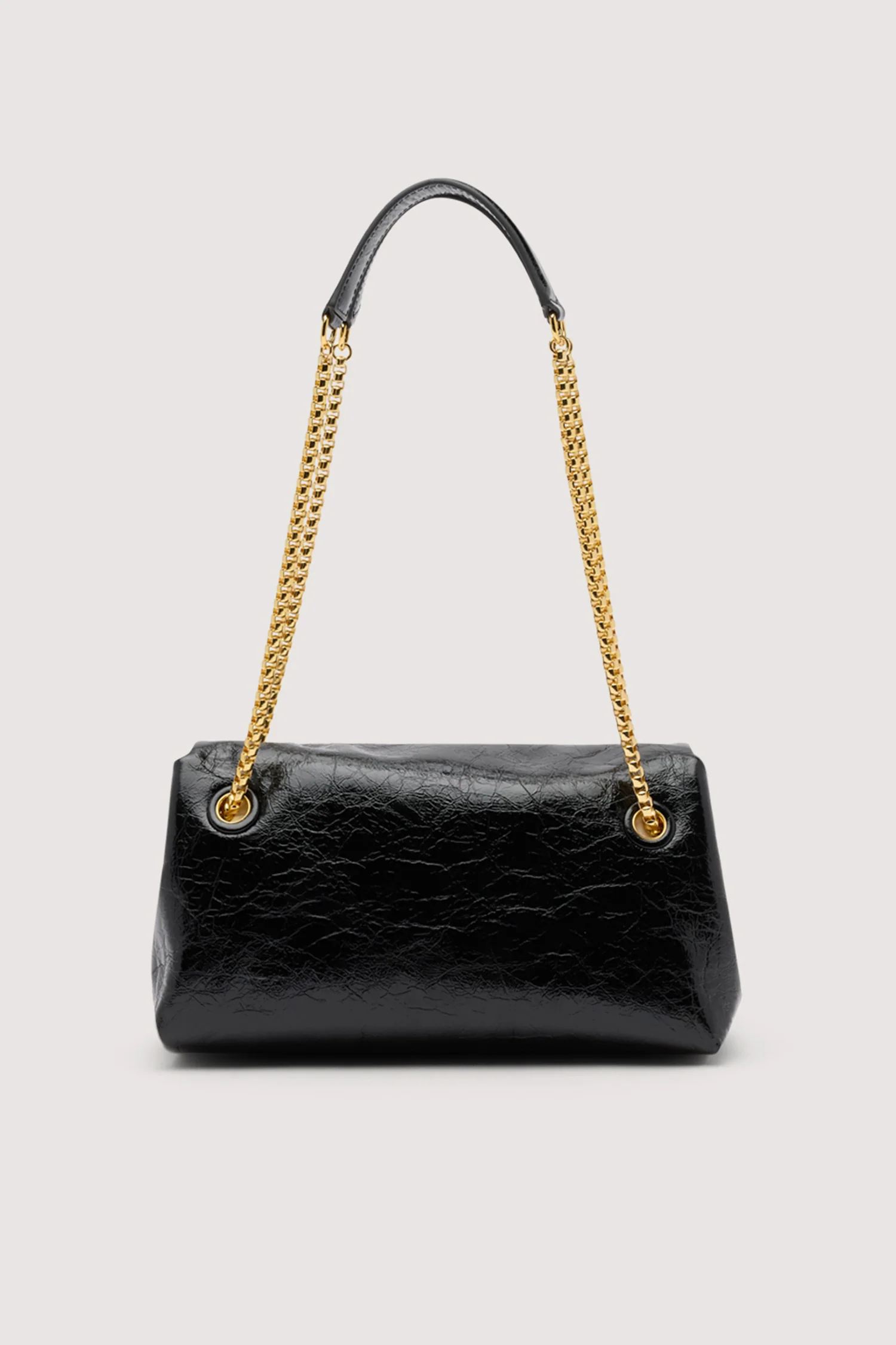 Orbita mini shoulder bag with leather chain - Image 4