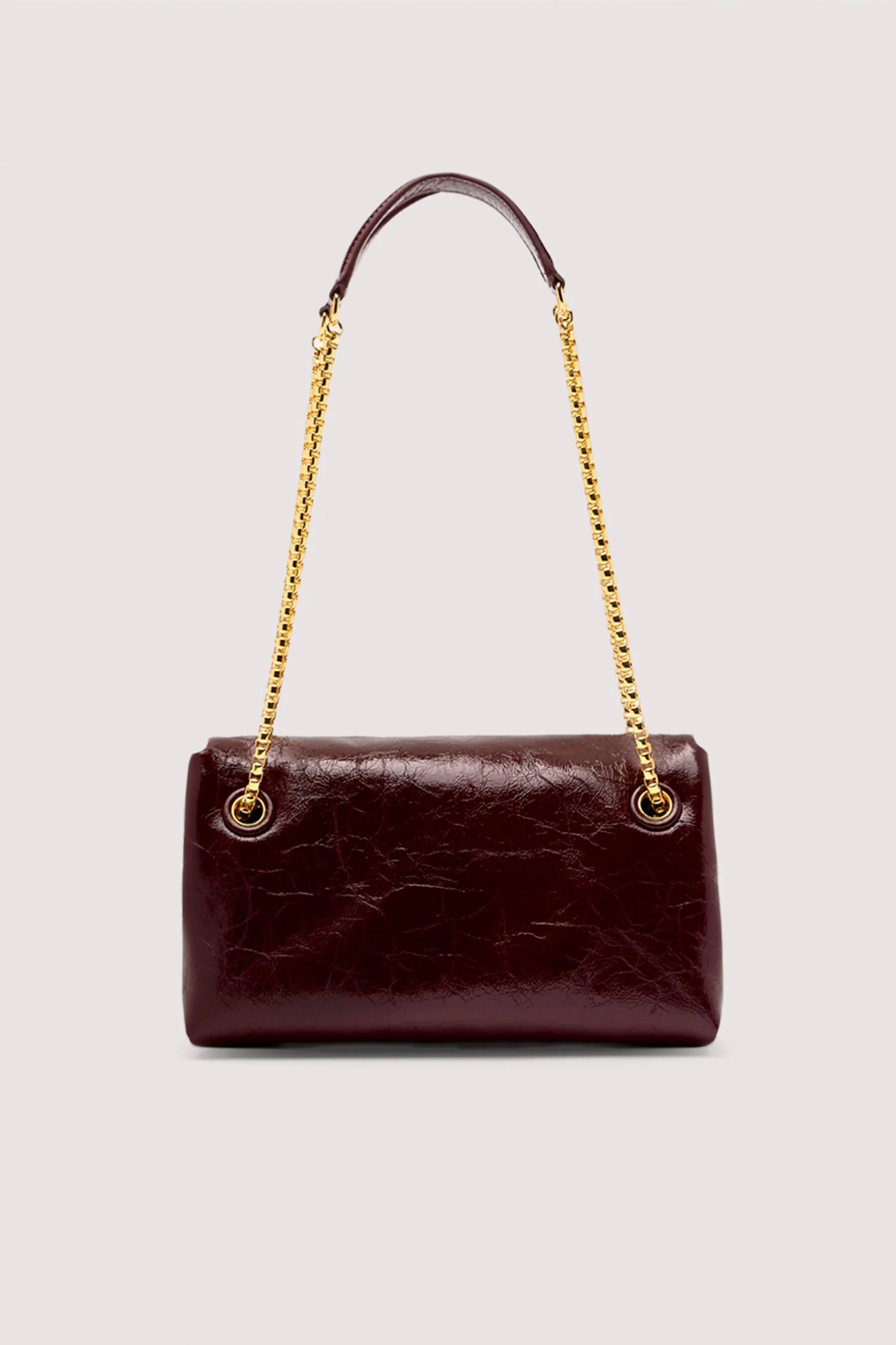Orbita mini shoulder bag with leather chain - Image 5