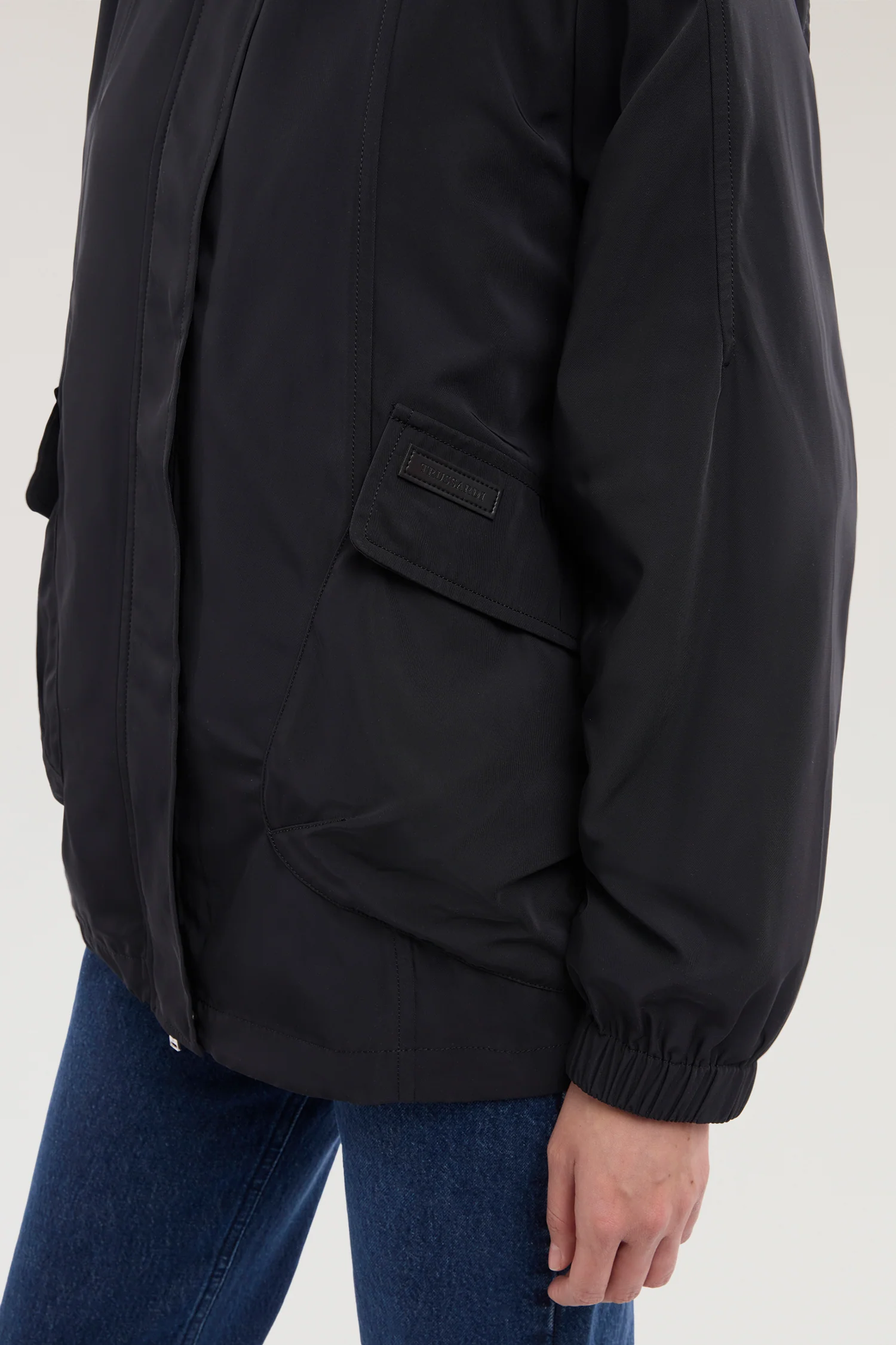Oversized nylon jacket - Image 3
