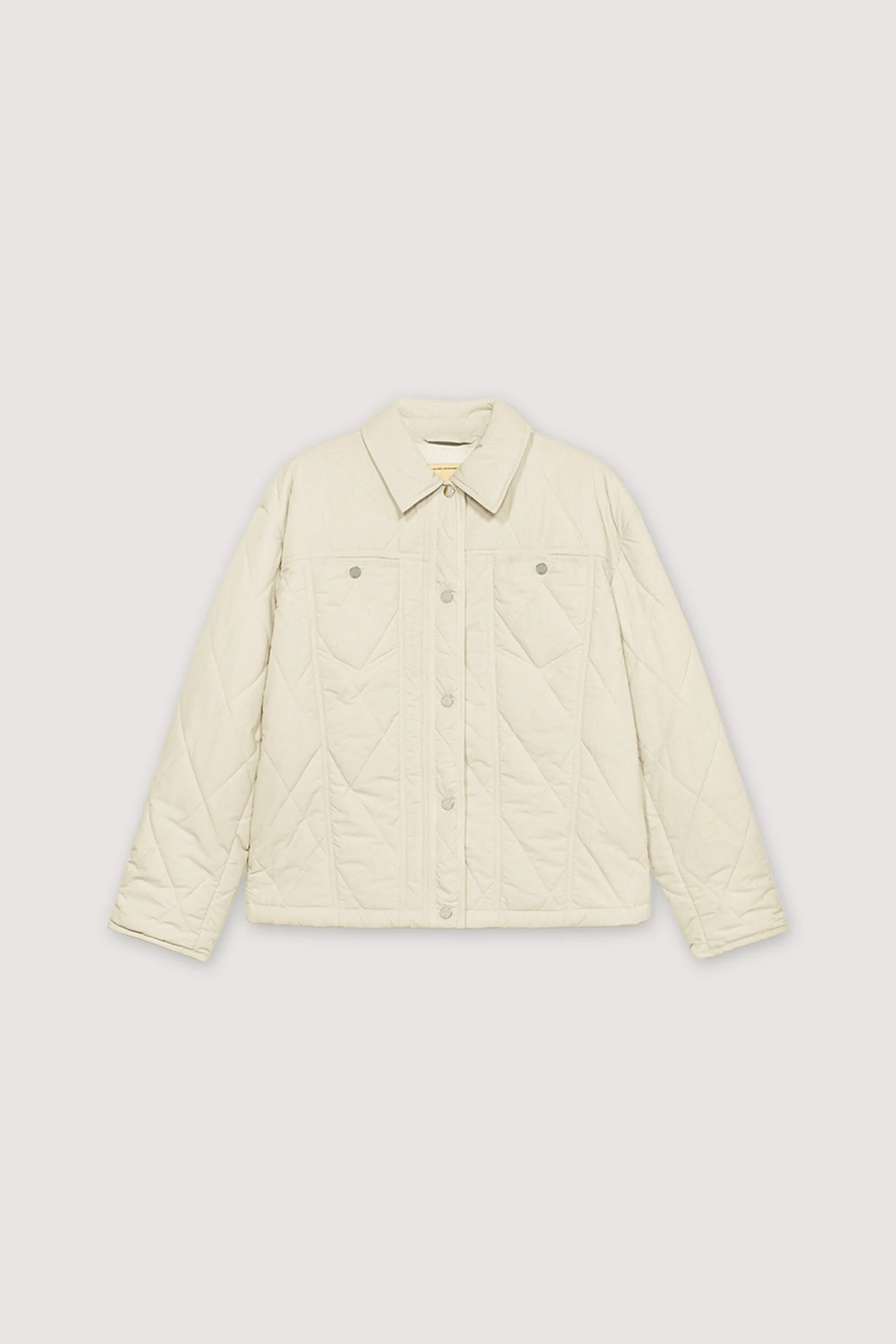 Padded bomber jacket with shirt collar - Image 5