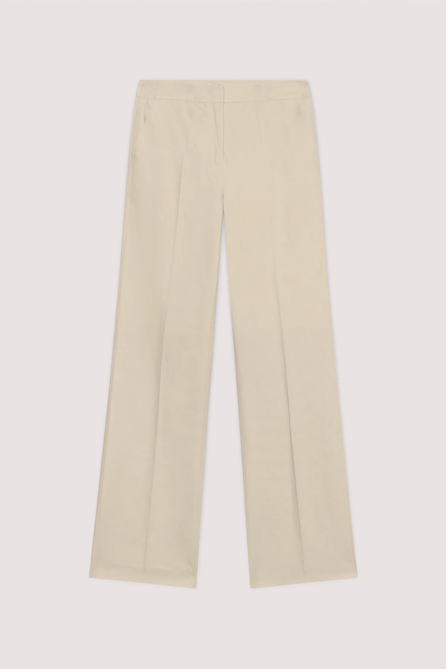 Palazzo trousers in cotton and linen - Image 5