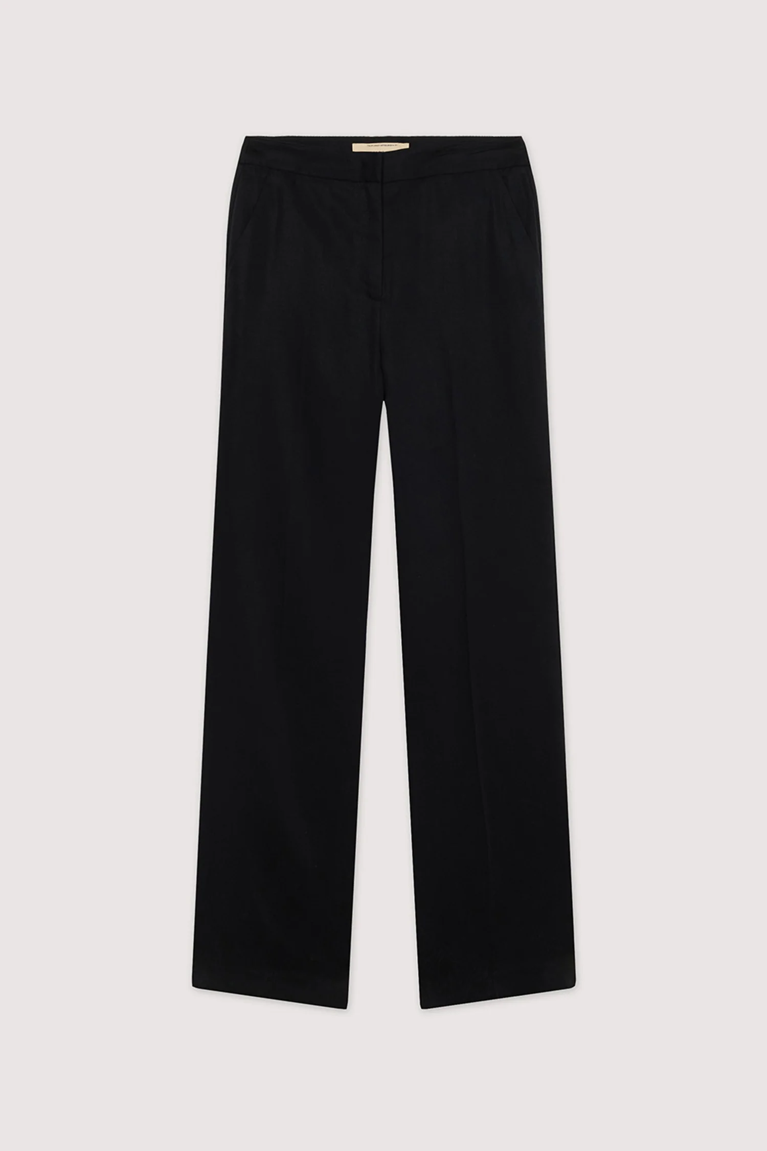 Palazzo trousers in lyocell and linen - Image 5