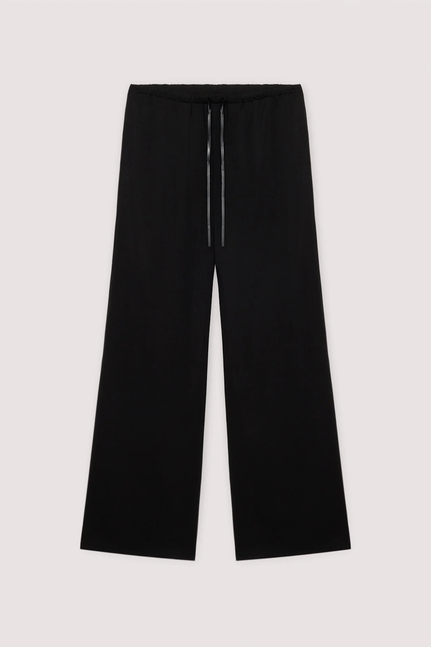 Palazzo trousers in viscose twill - Image 5
