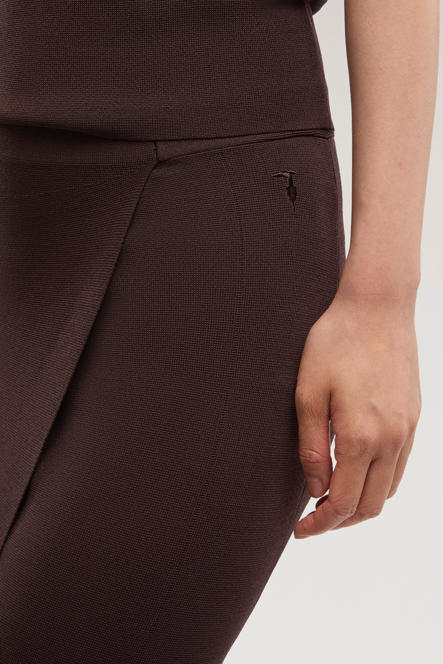 Panelled knit skirt - Image 3