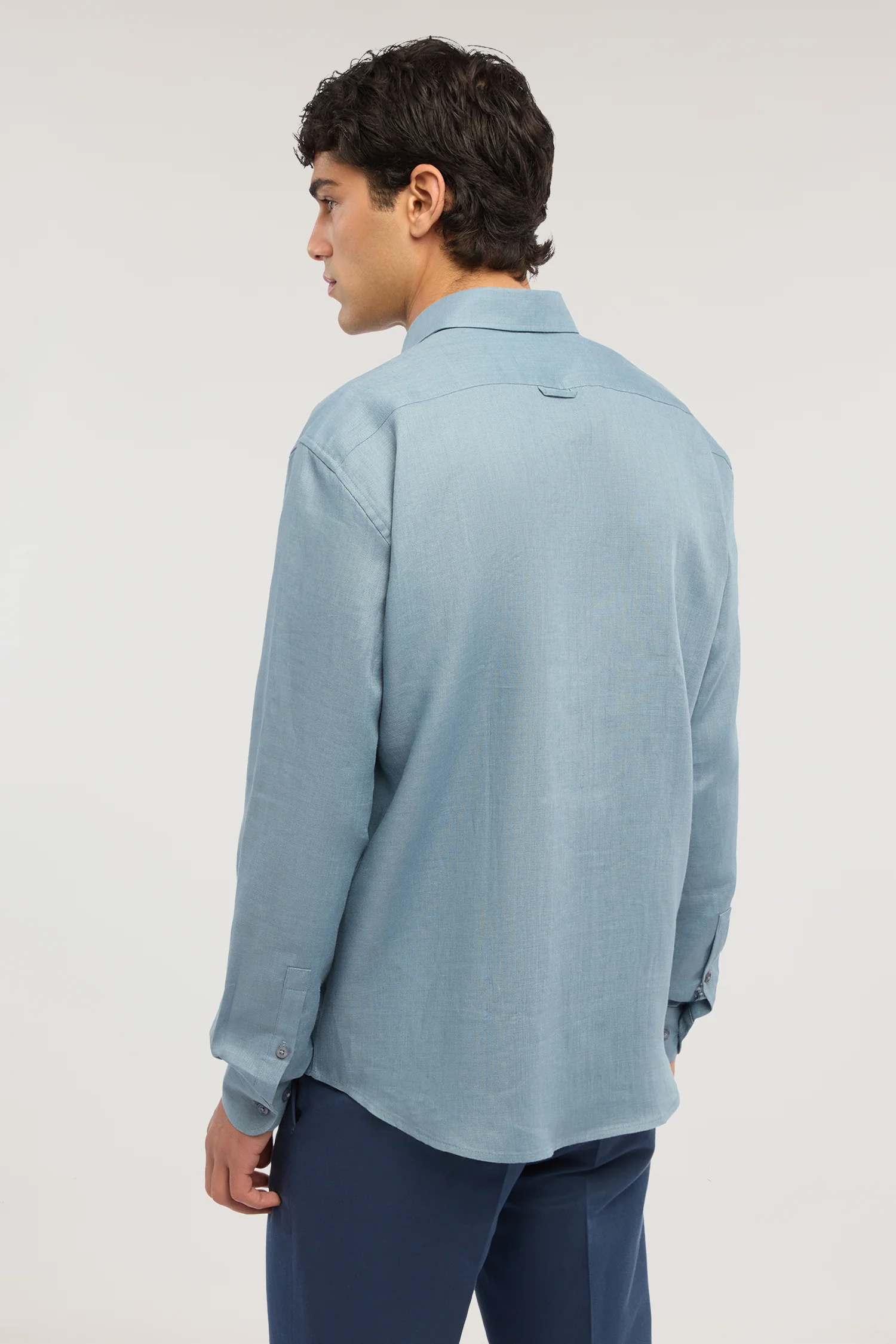 Regular fit linen shirt - Image 2