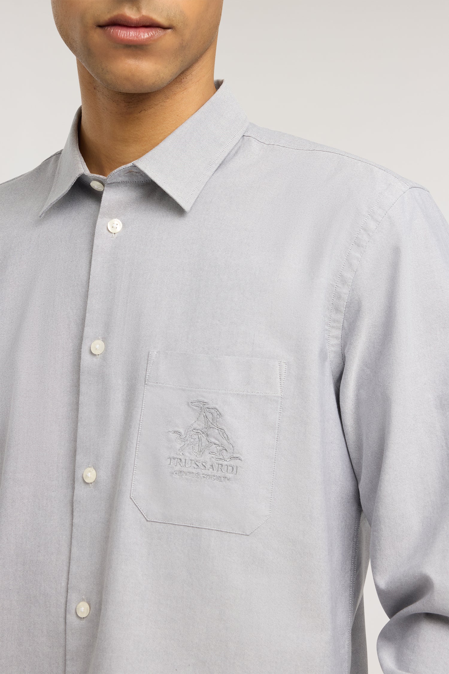 Regular-fit Oxford shirt with Gentle Society embroidery - Image 3