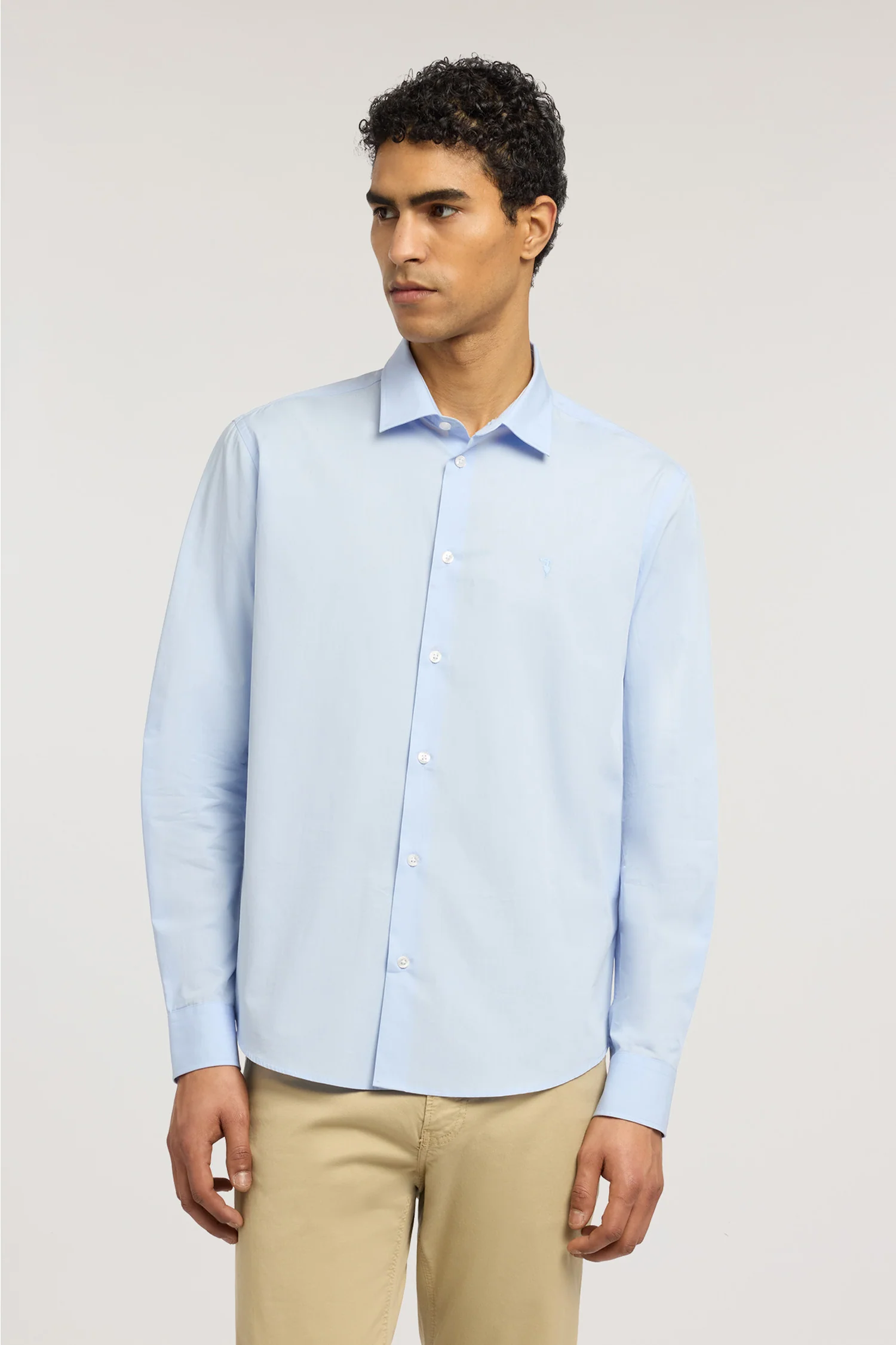 Regular-fit poplin shirt