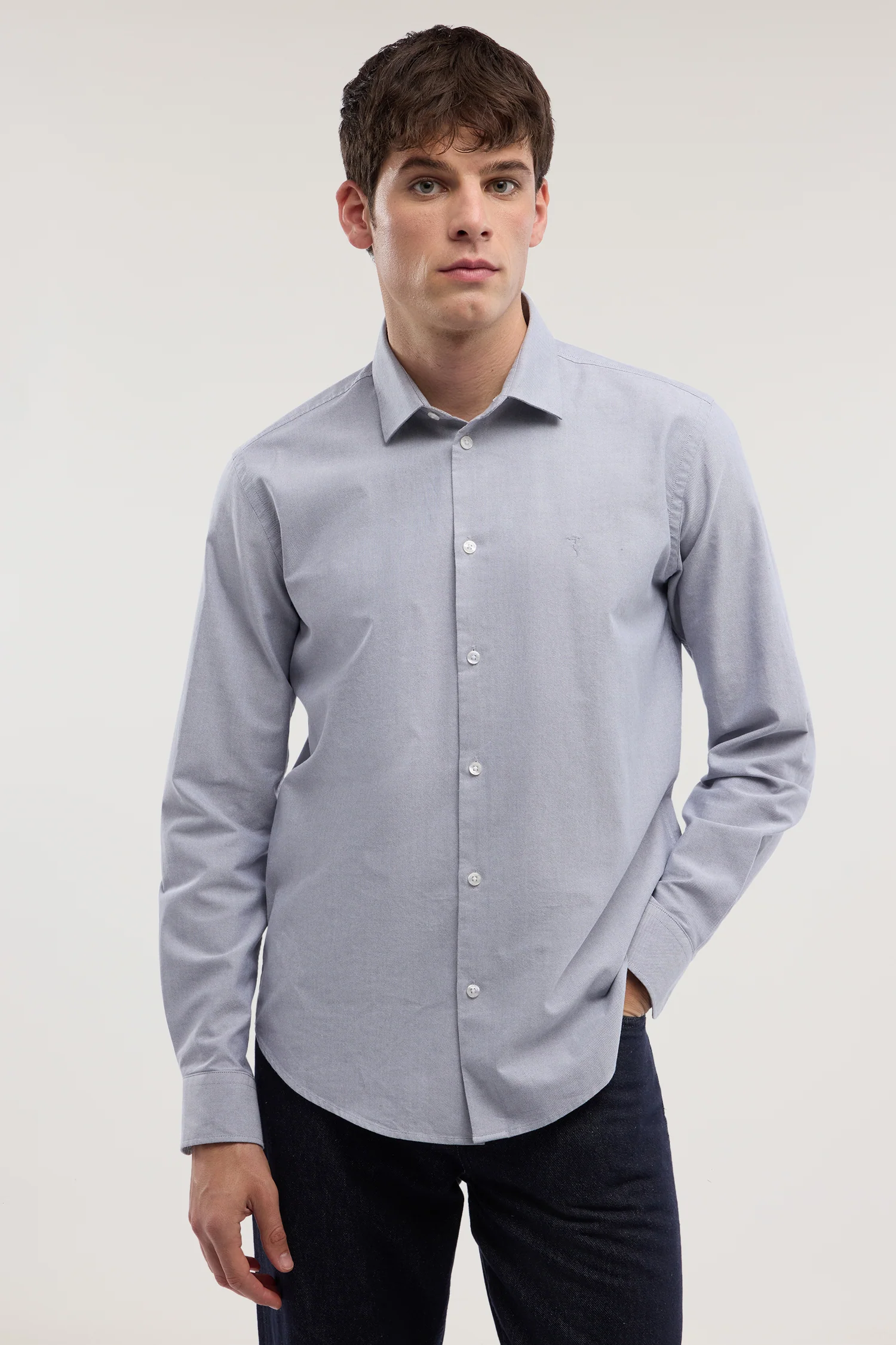 Regular-fit shirt in cotton oxford - Image 2