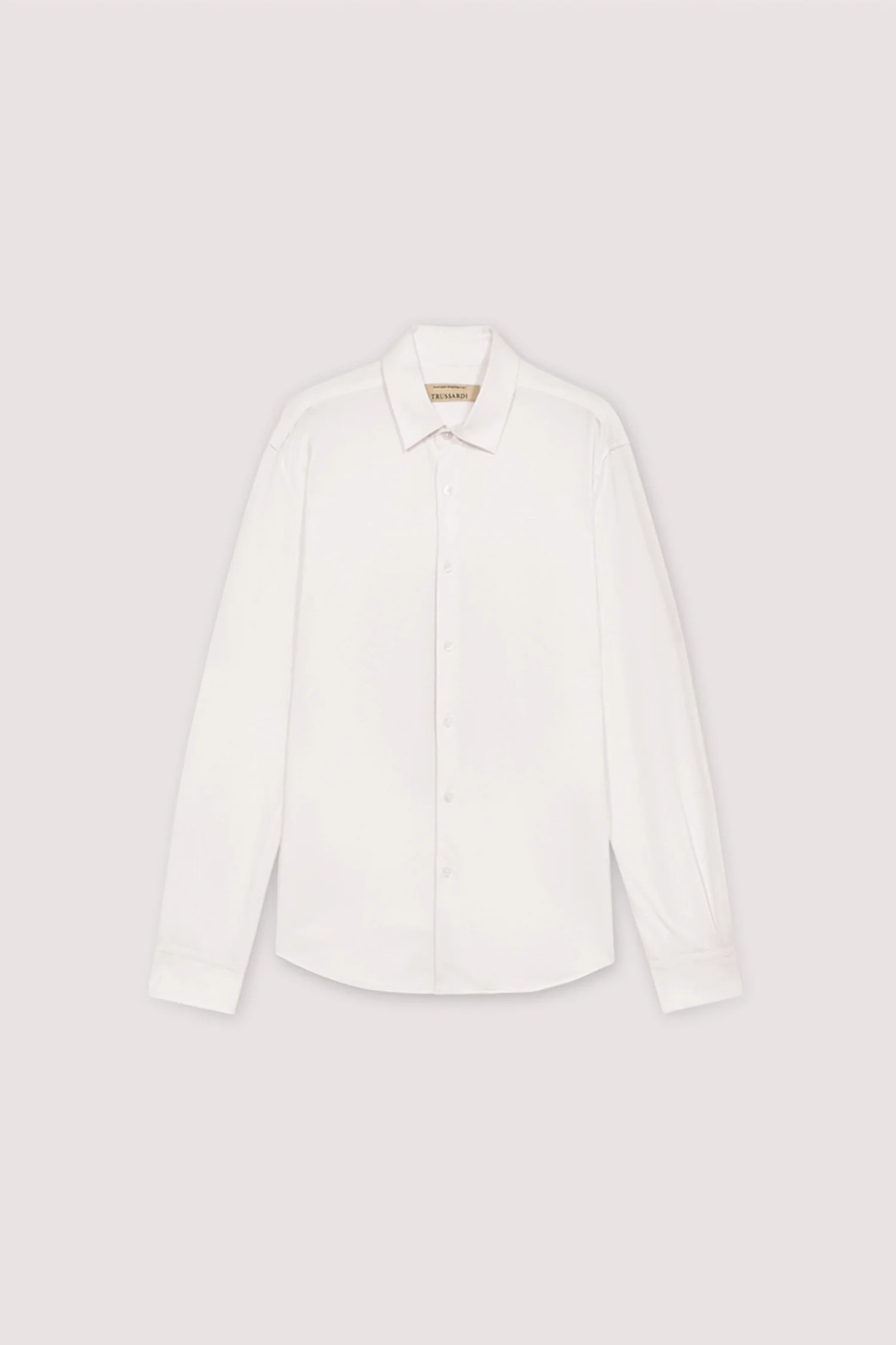 Regular fit shirt in melange stretch jersey - Image 5