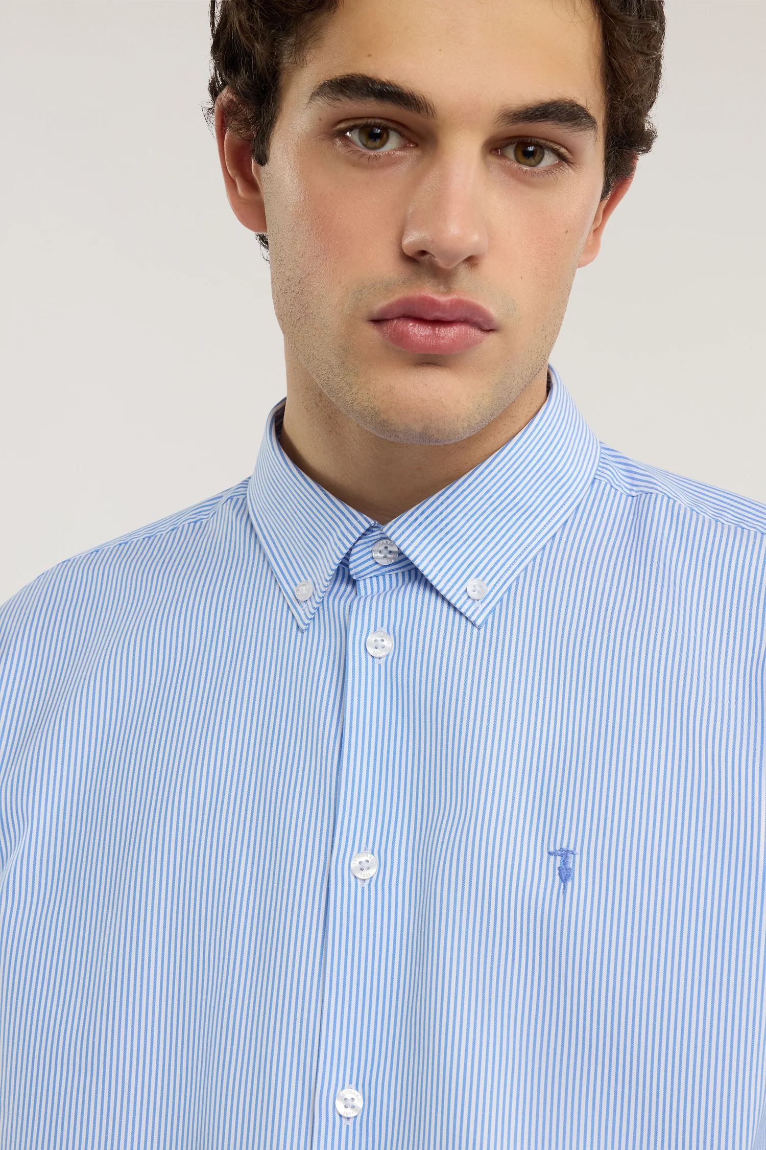 Regular fit striped shirt easy to iron - Image 4