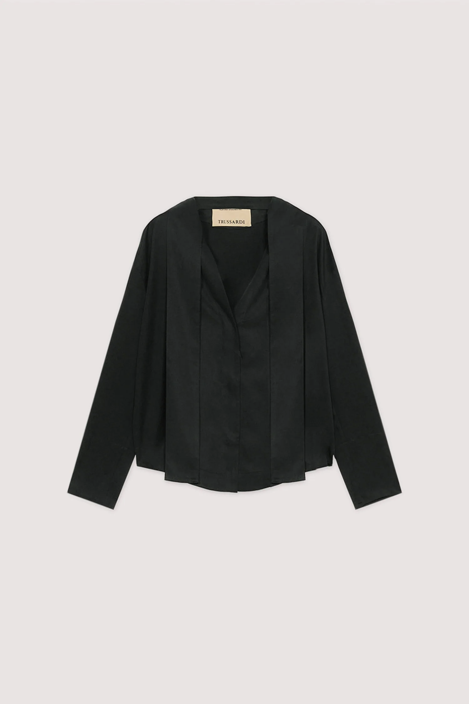 Relaxed fit jacket shirt with scarf - Image 5