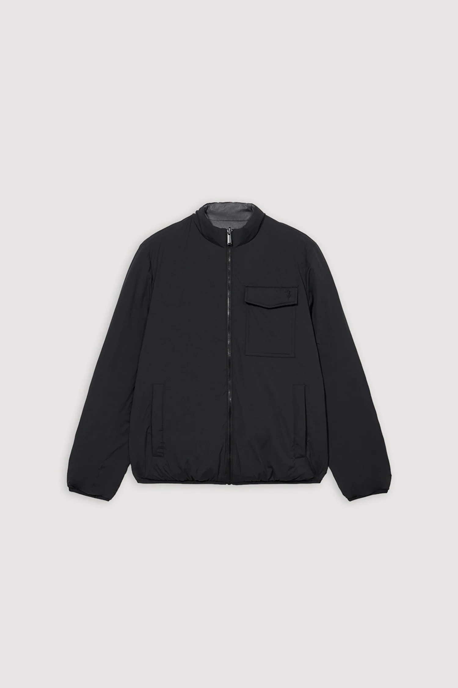 Reversible padded jacket in stretch nylon - Image 6