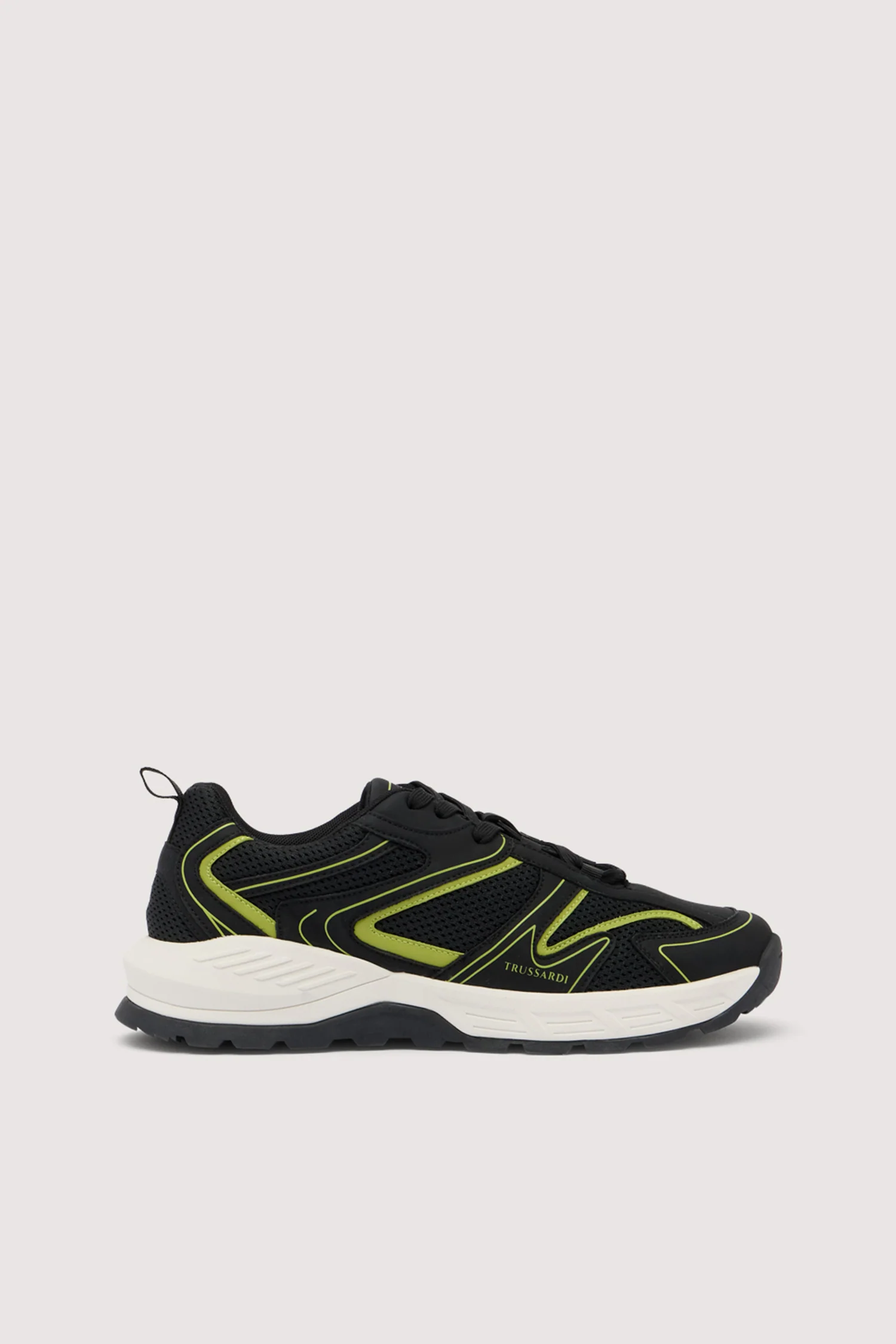 Running trainers in mesh and leather - Image 3