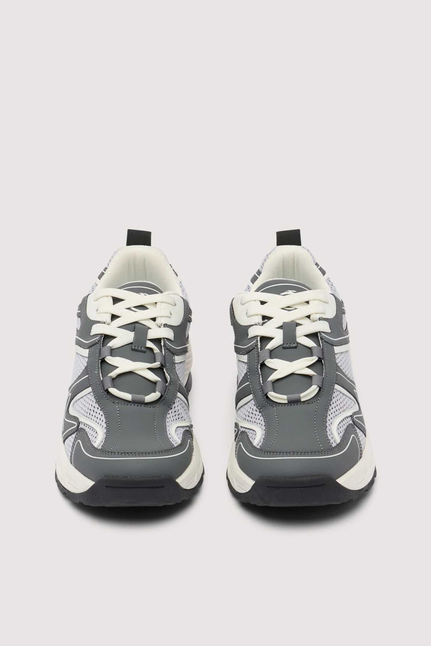 Running trainers in mesh and leather - Image 3