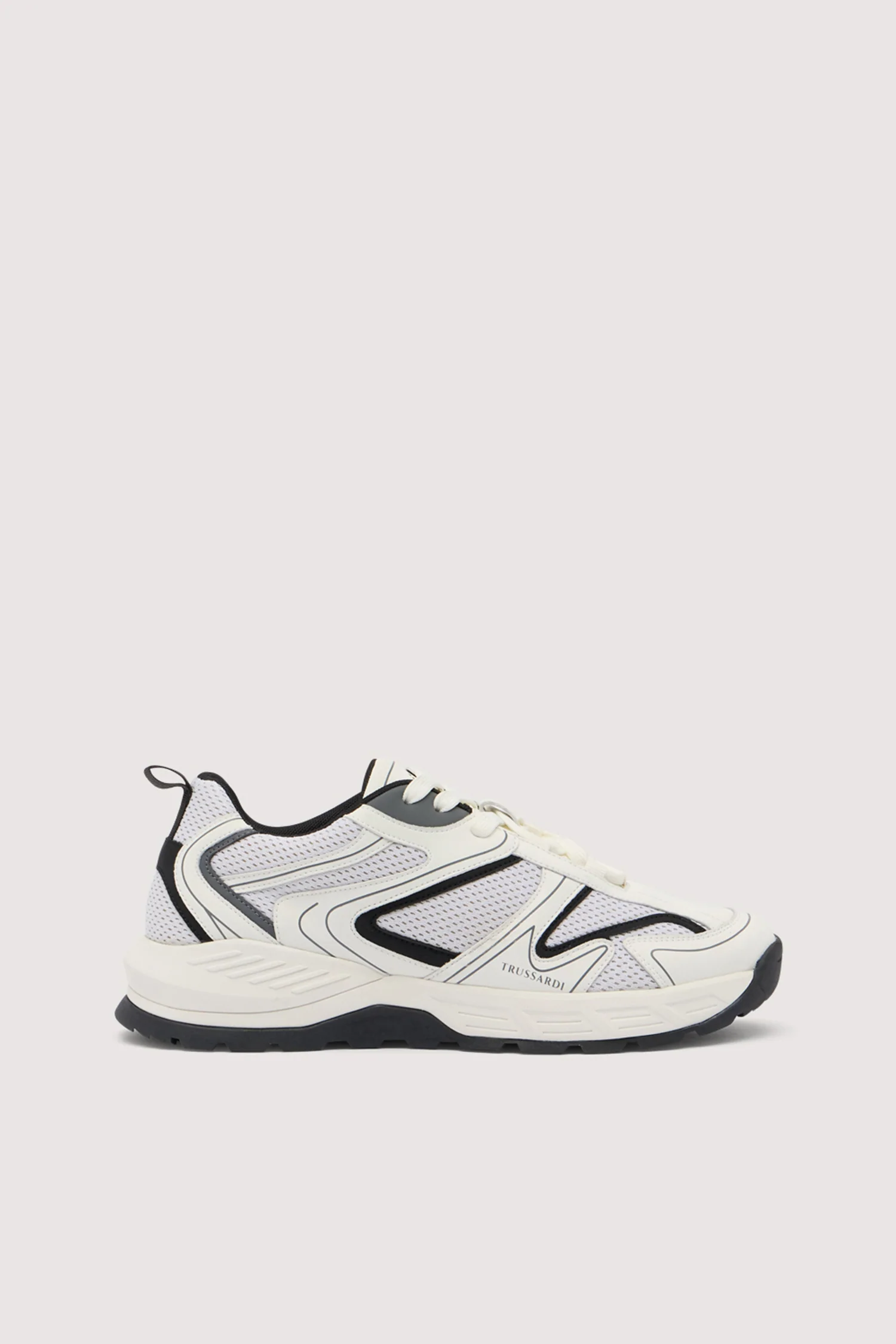Running trainers in mesh and leather - Image 3