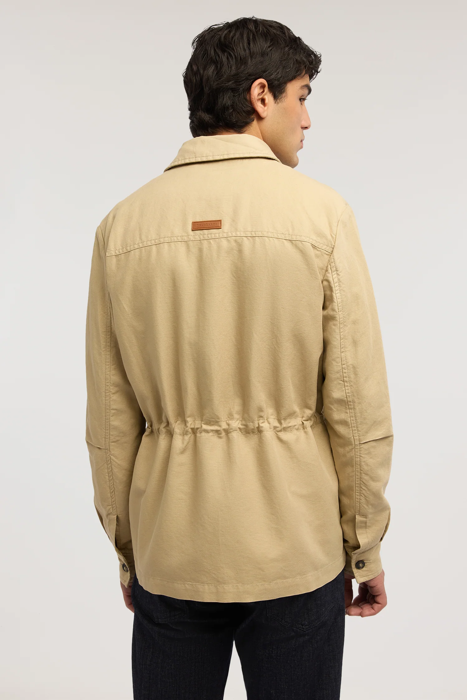 Saharan jacket in cotton and linen - Image 3
