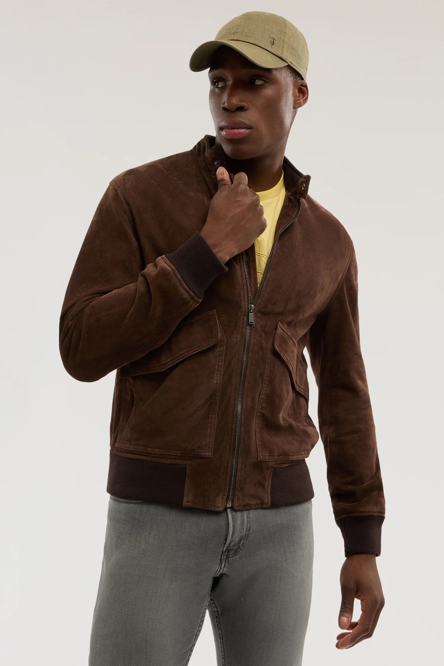 Sailor jacket in suede - Image 5