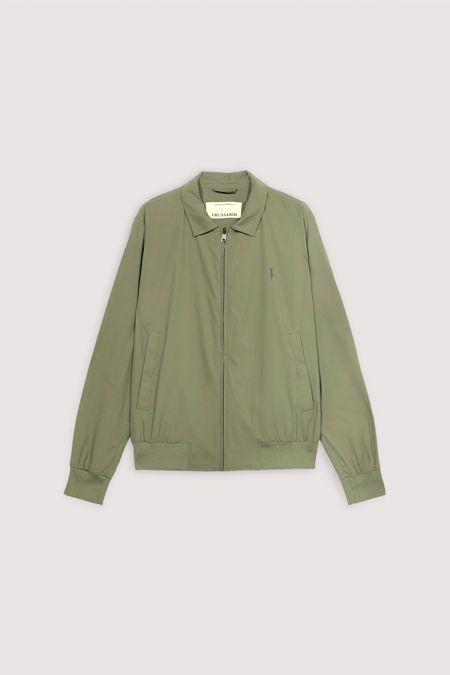 Shirt collar jacket in microfibre - Image 5