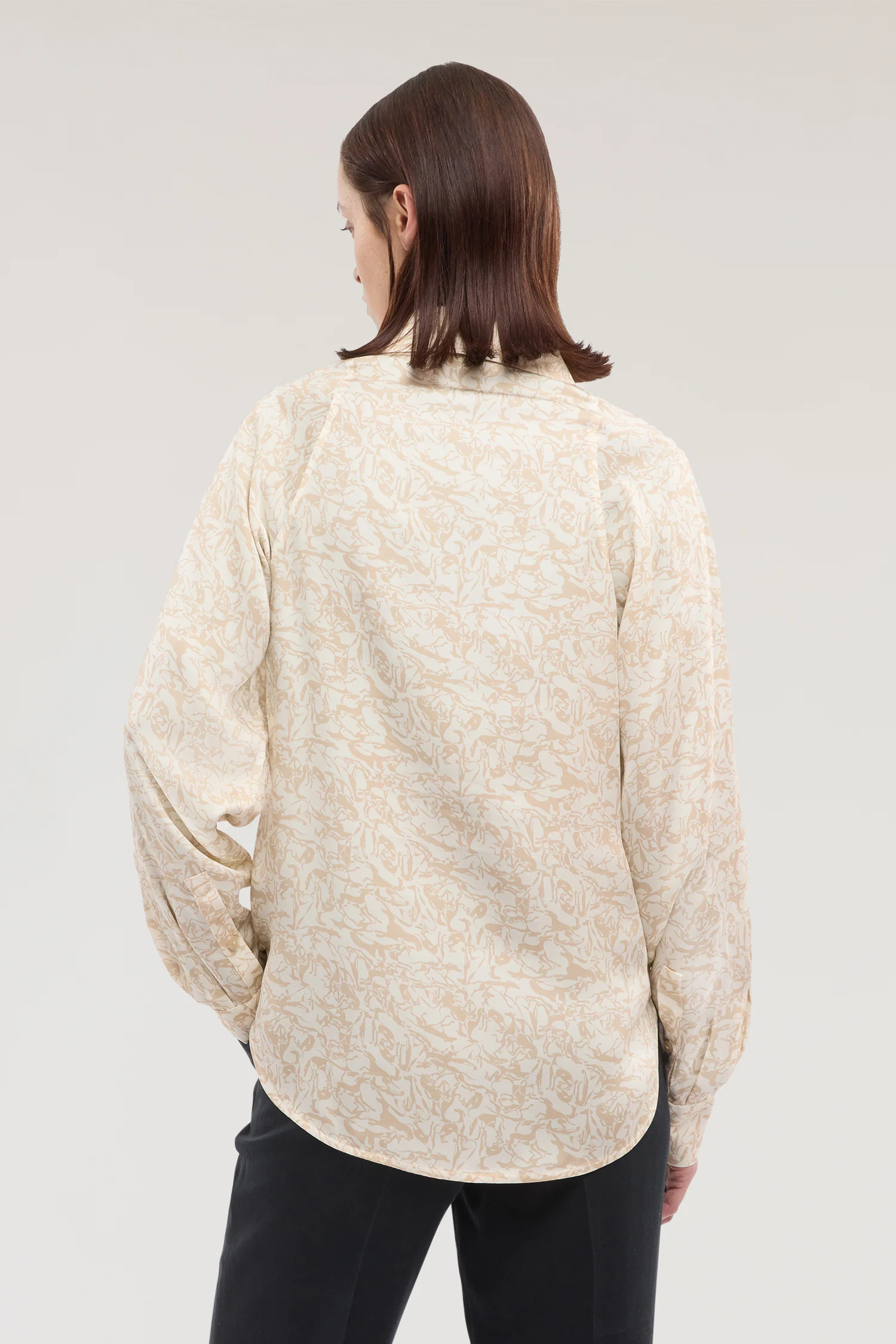 Shirt with viscose twill print - Image 3