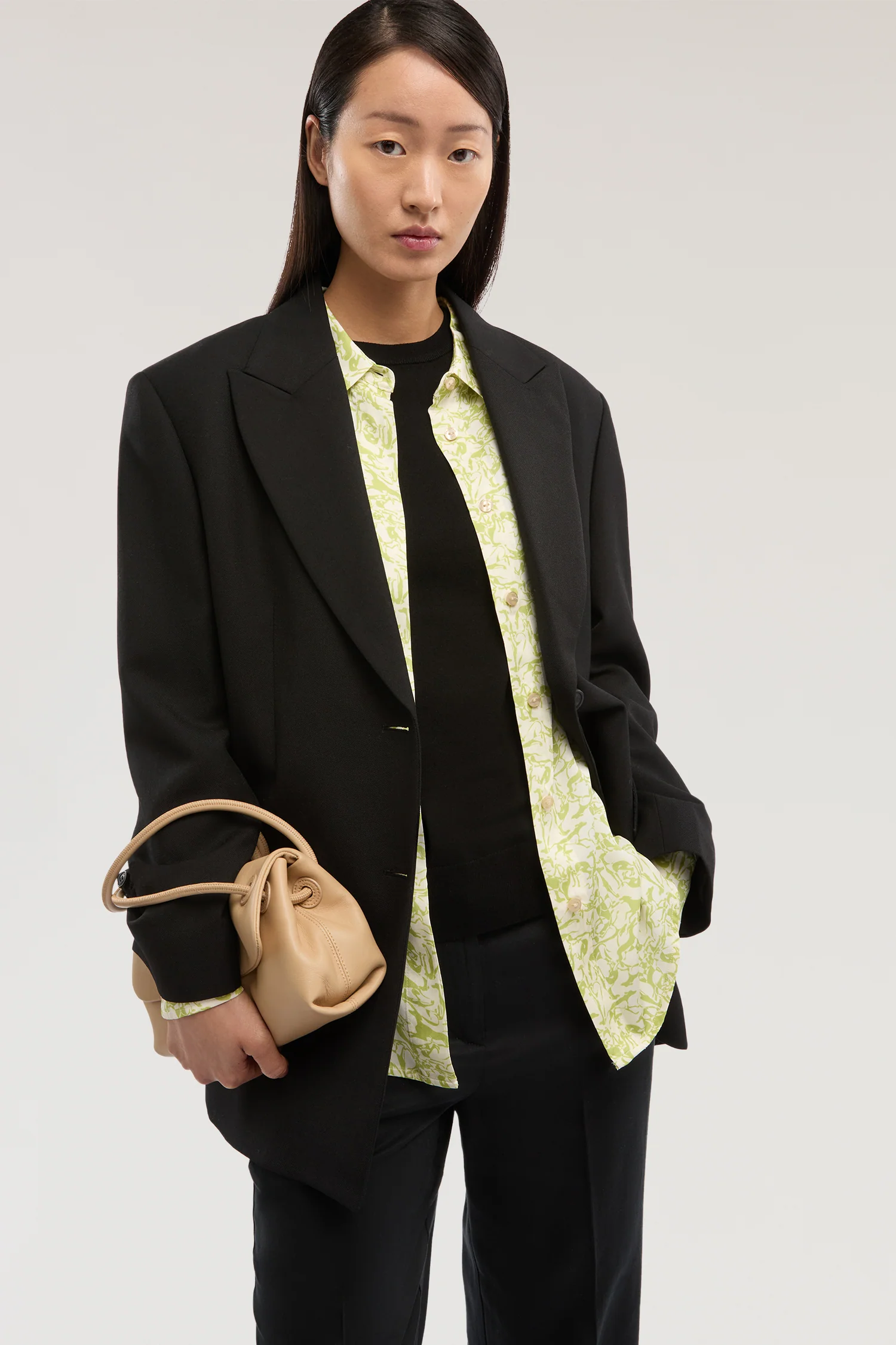 Shirt with viscose twill print - Image 4