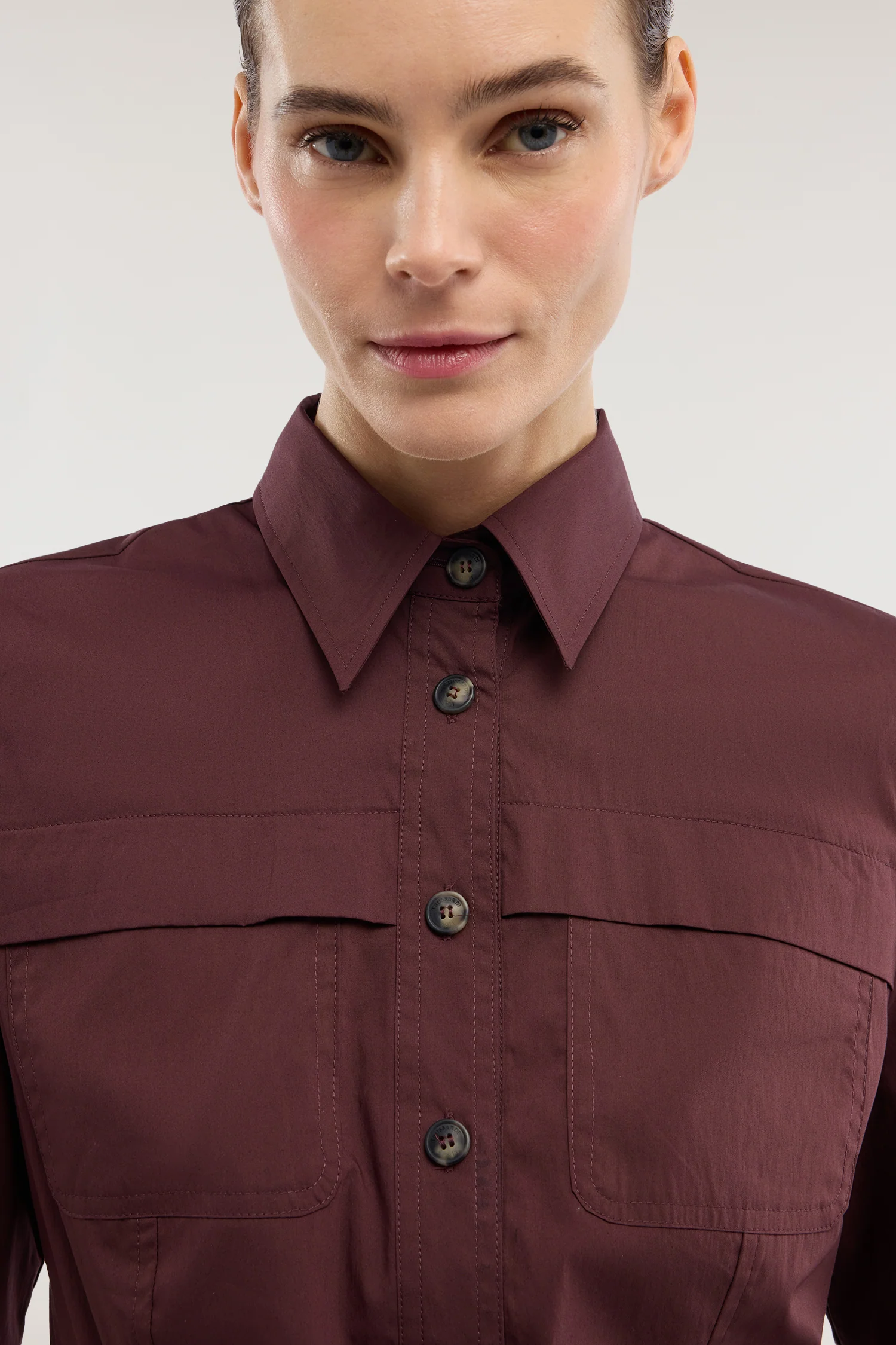 Short-sleeved cotton shirt in lightweight fabric - Image 3