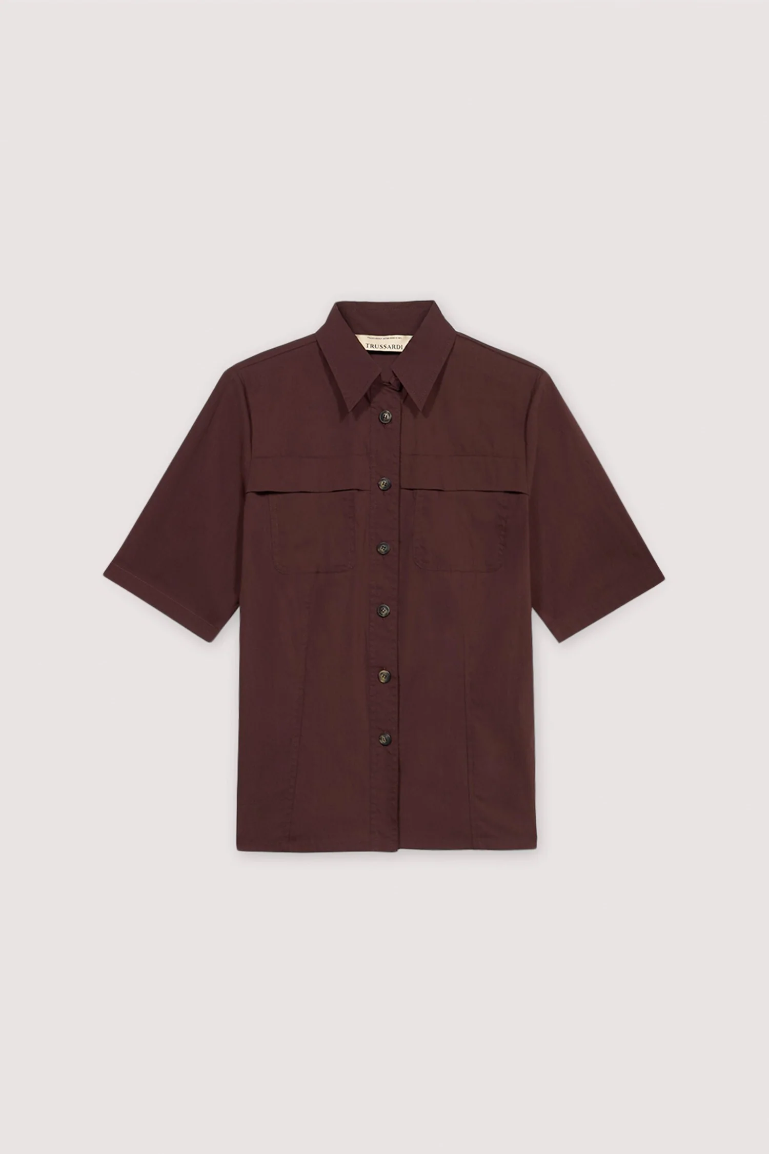 Short-sleeved cotton shirt in lightweight fabric - Image 5