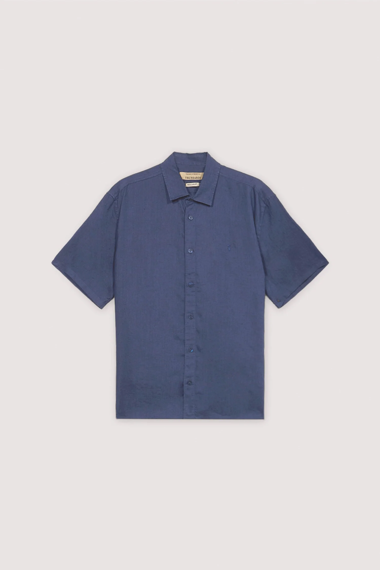 Short-sleeved linen shirt - Image 5