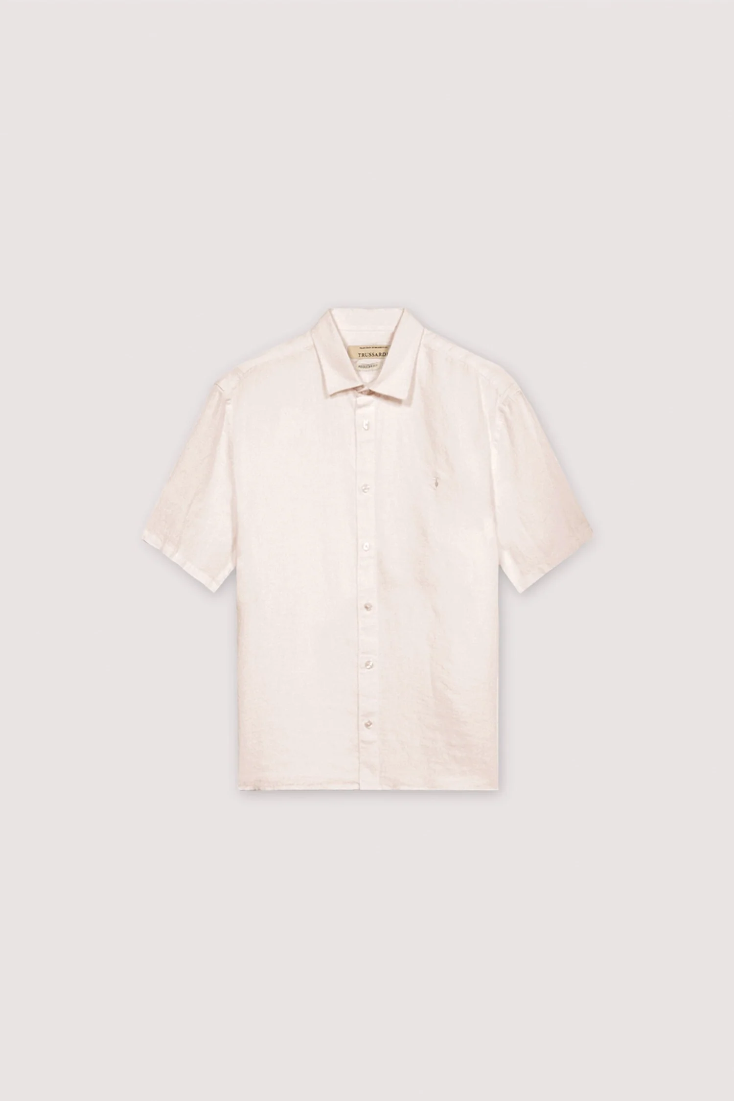 Short-sleeved linen shirt - Image 5