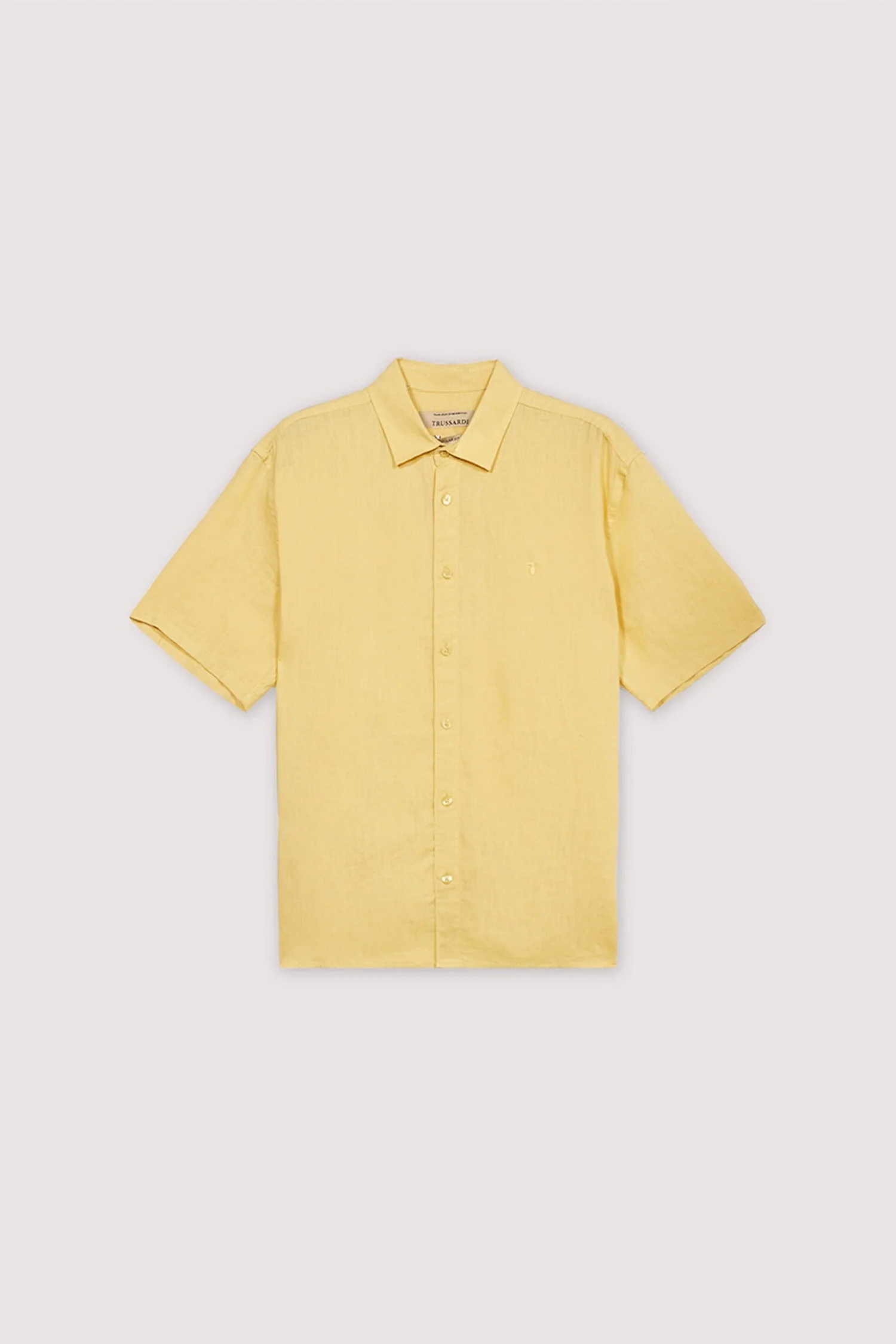 Short-sleeved linen shirt - Image 5