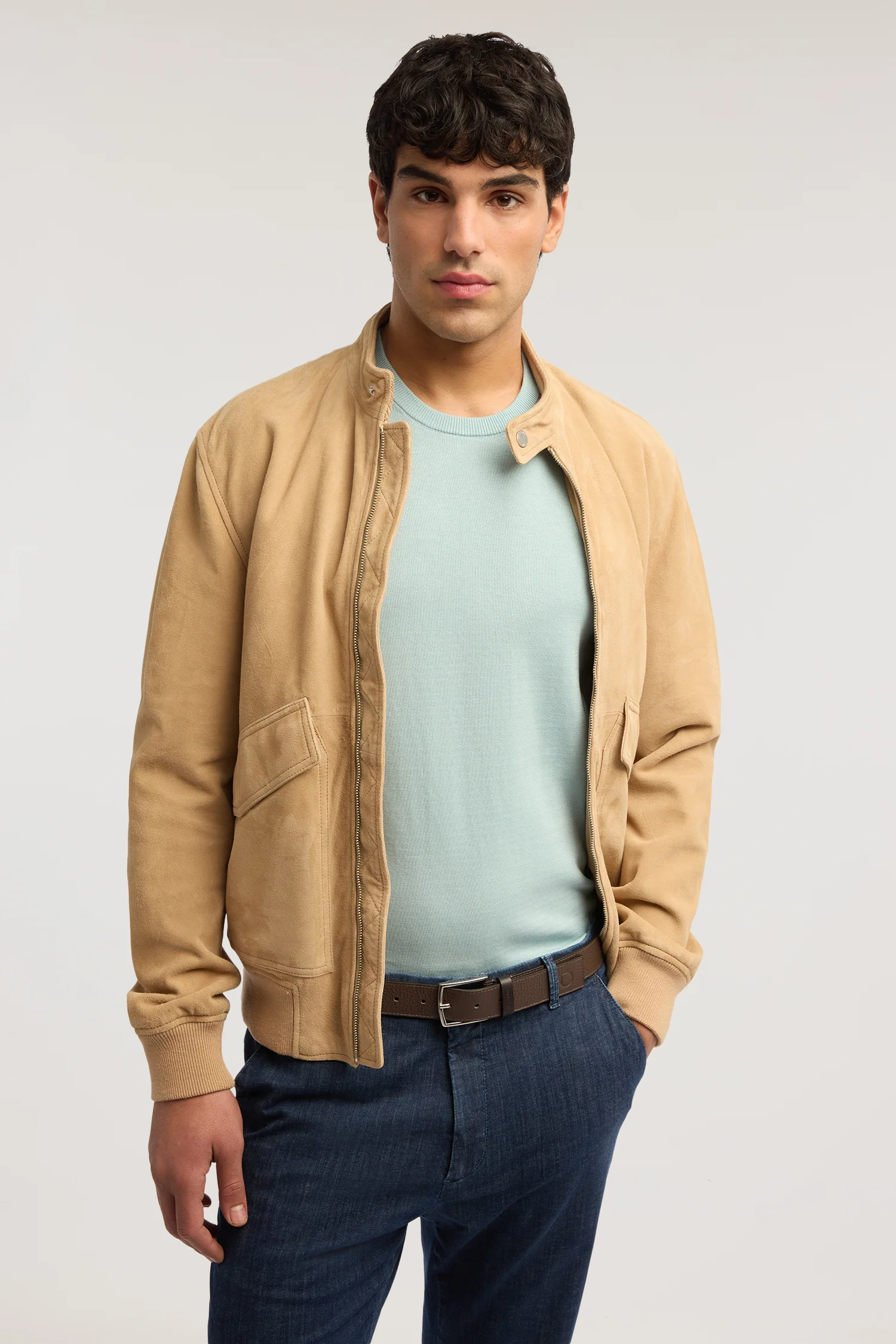 Short-sleeved t-shirt in cotton and linen - Image 4