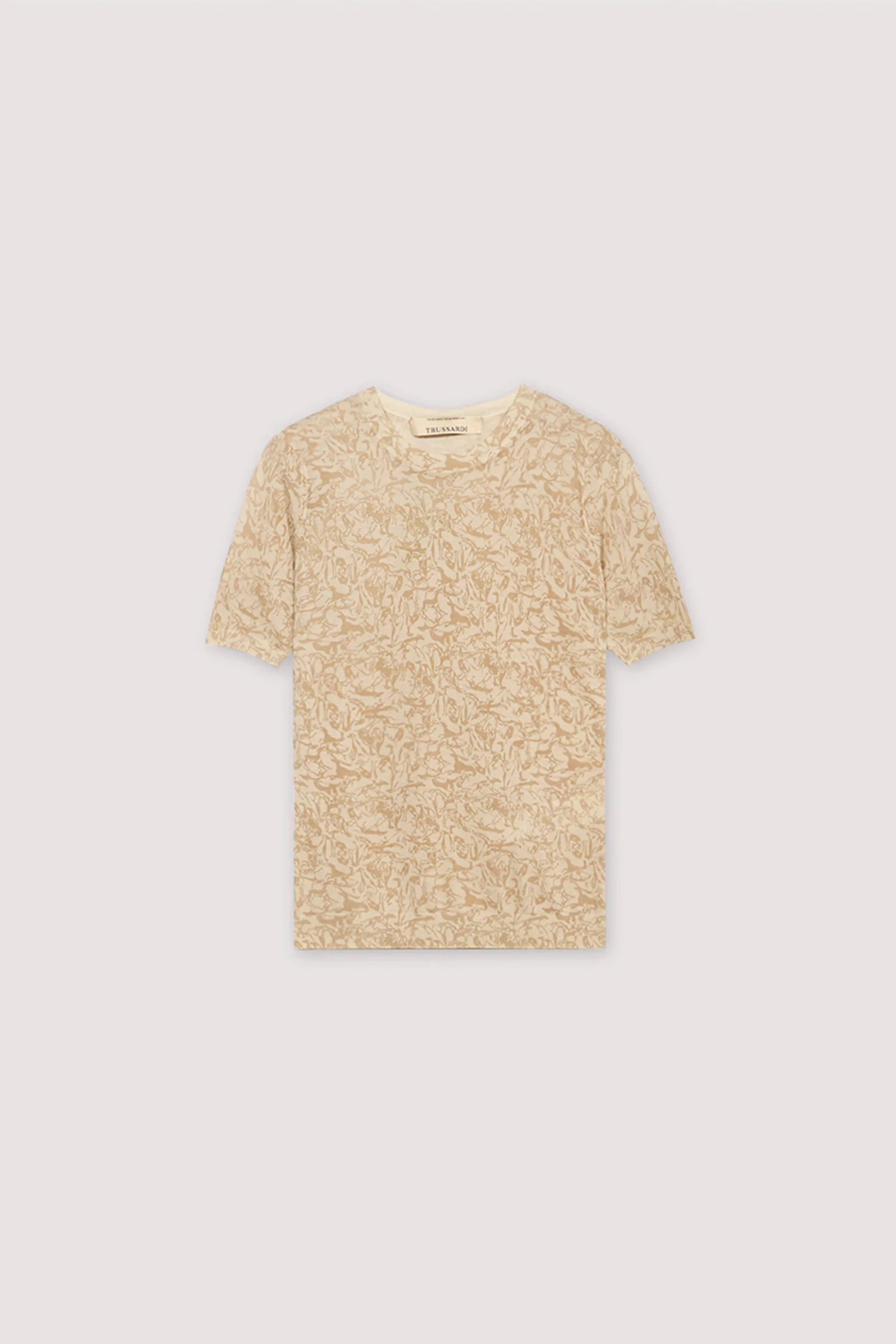 Short-sleeved T-shirt with lyocell print - Image 5