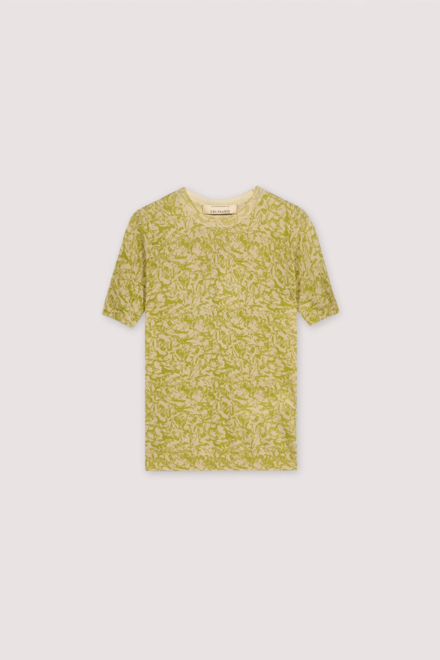 Short-sleeved T-shirt with lyocell print - Image 5